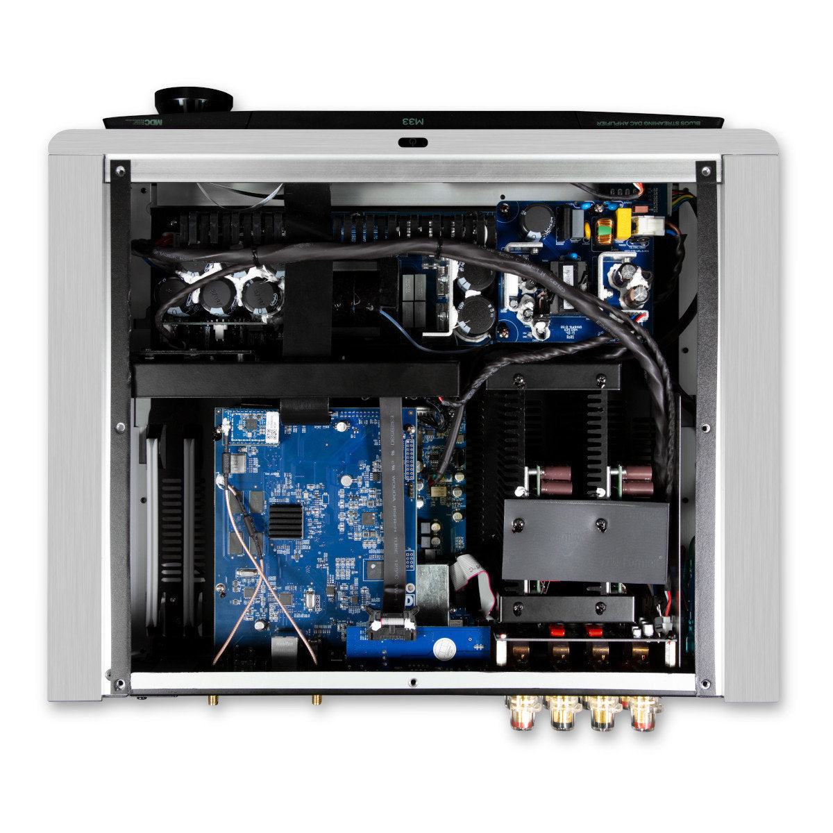 NAD Electronics M33 BluOS Streaming DAC Amplifier - High-End Audio System for Home Theater & Music Streaming (Open Box) | Perfect for Audiophiles & Hi-Fi Enthusiasts