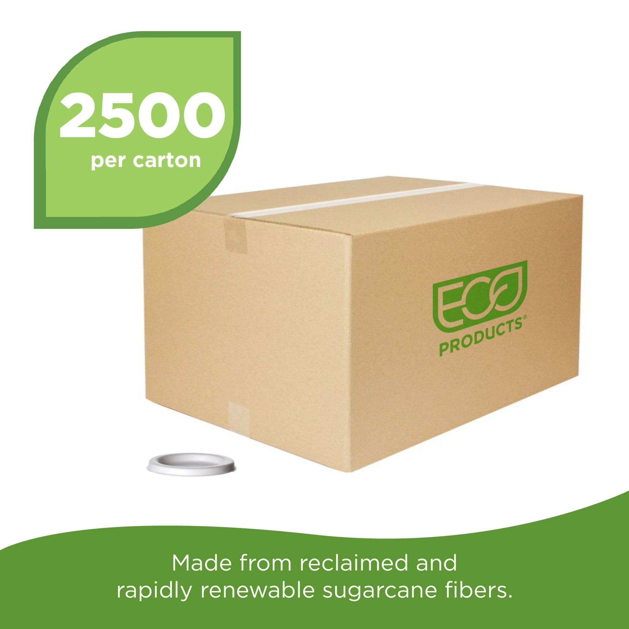 ECO-Friendly Compostable 2oz Molded Fiber Portion Cups with Lids - 2500 Count Case | PFAS-Free, Tree-Free Sugarcane Material | ASTM & BPI Certified | Perfect for Catering, Food Sampling, and Eco-Conscious Events