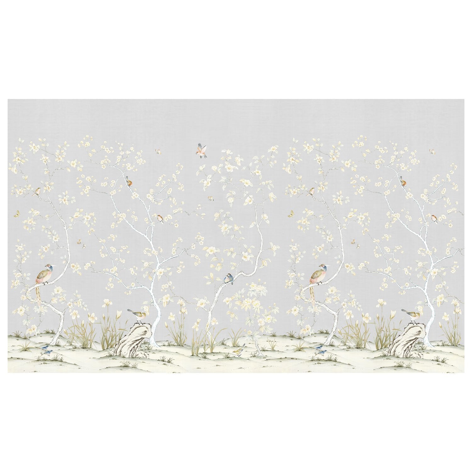 Carlisle in Dove Mural - Premium Wall Art Canvas Print for Home & Office Decor | Perfect for Living Room, Bedroom, and Office Spaces