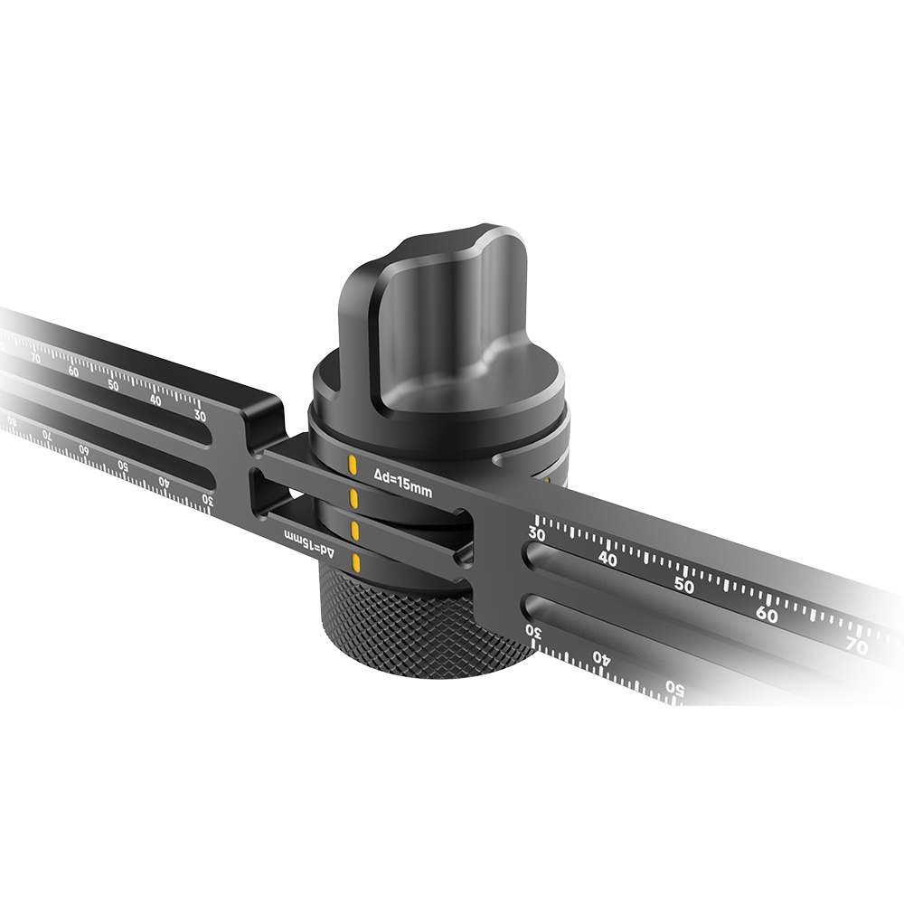AMB1 Adjustable Mounting Bar for Stereo Microphones & Antennas - Perfect for Podcasting, Broadcasting & Field Recording (Universal Studio & Outdoor Use)