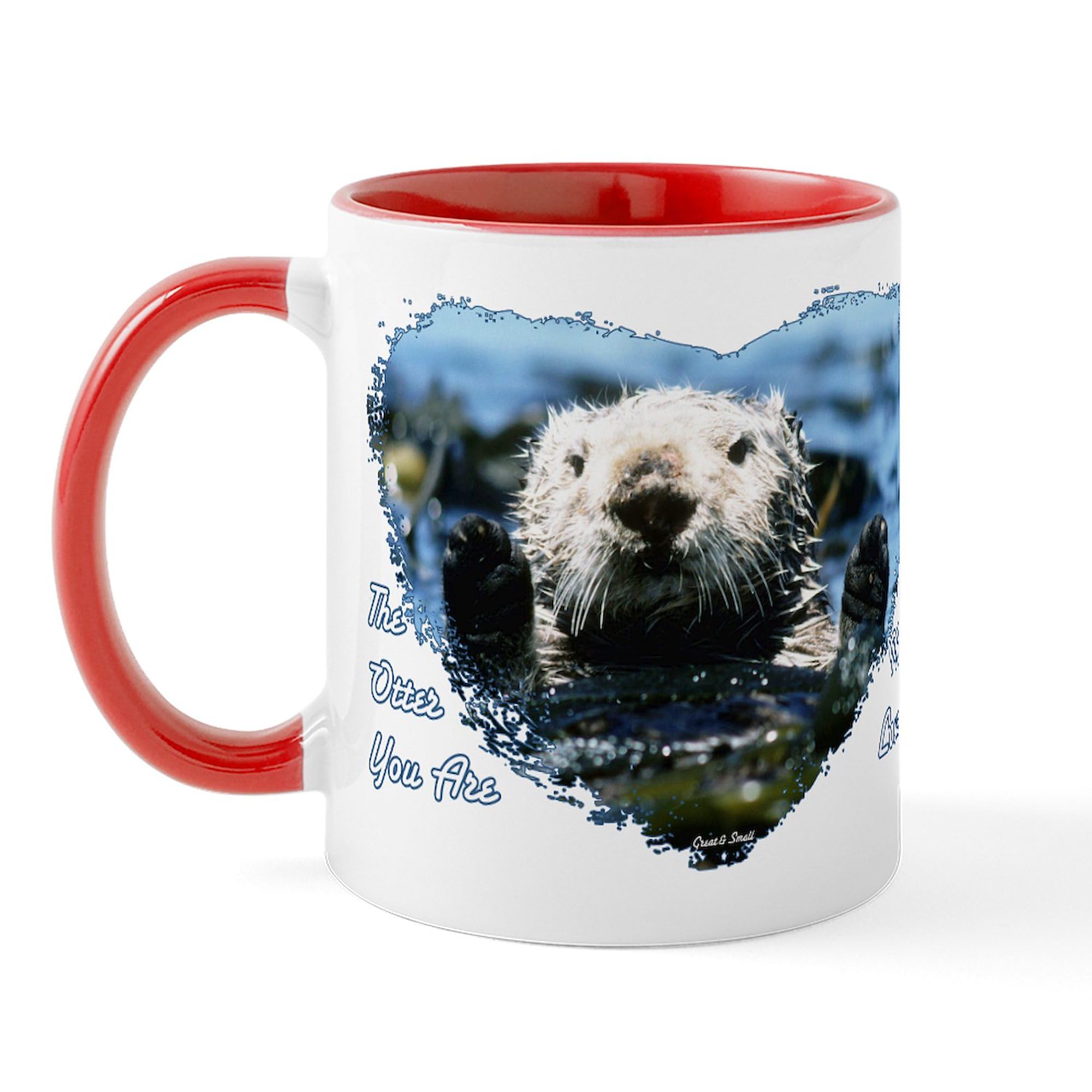 The Otter You Are Mug - 11 oz (325 ml) Ceramic Coffee Cup with Cute Otter Design - Perfect for Tea, Coffee & Hot Chocolate at Home or Office