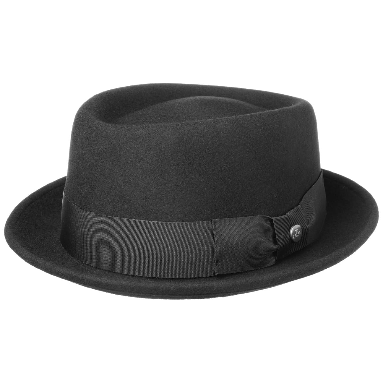 Lierys Crushable Pork Pie Hat for Women & Men - Italian-Made Wool Fedora - Perfect for Outdoor, Travel & Vintage Fashion