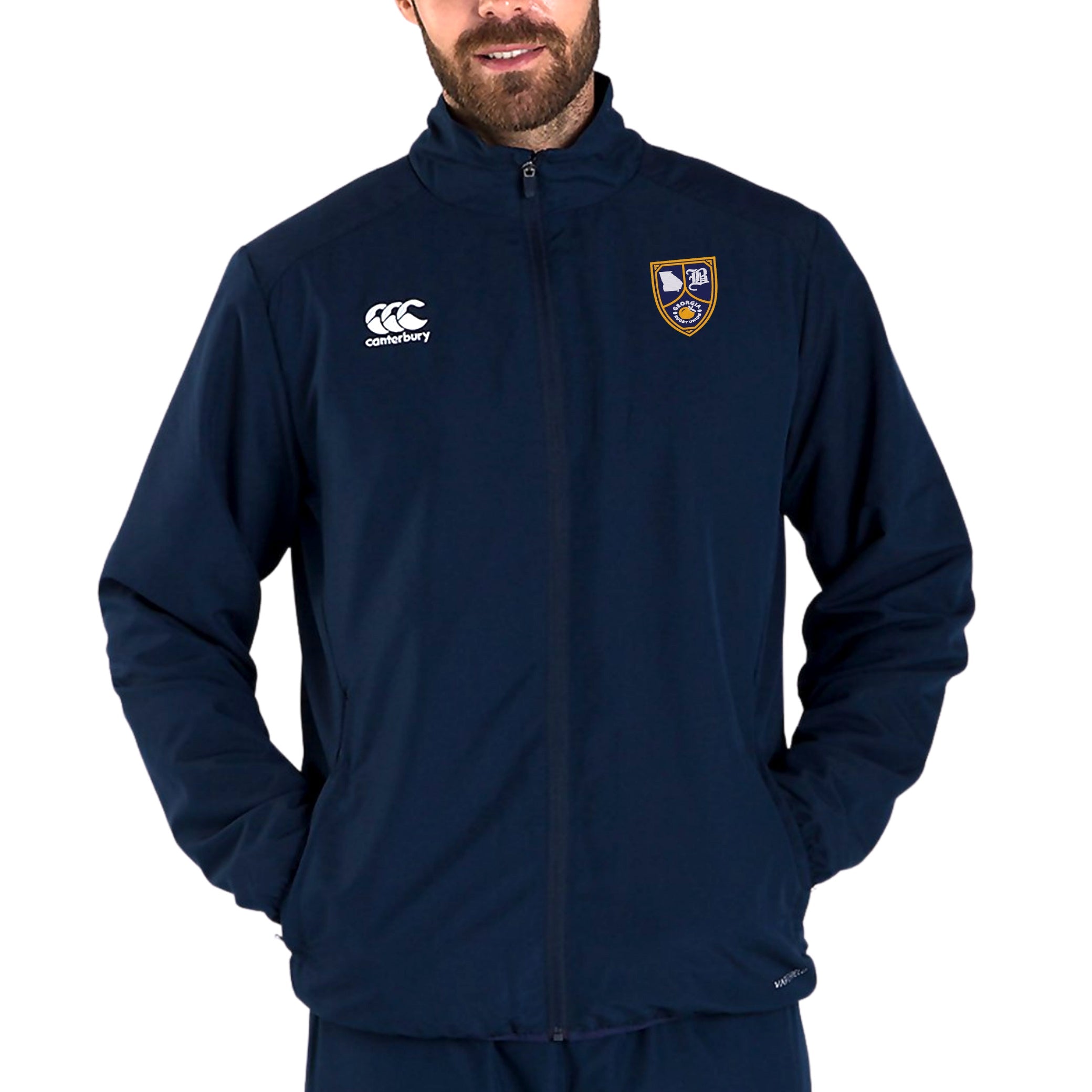 Georgia Rugby Union CCC Performance Track Jacket - Lightweight & Breathable for Training & Match Days - Perfect for Rugby Players, Fans & Outdoor Sports Enthusiasts