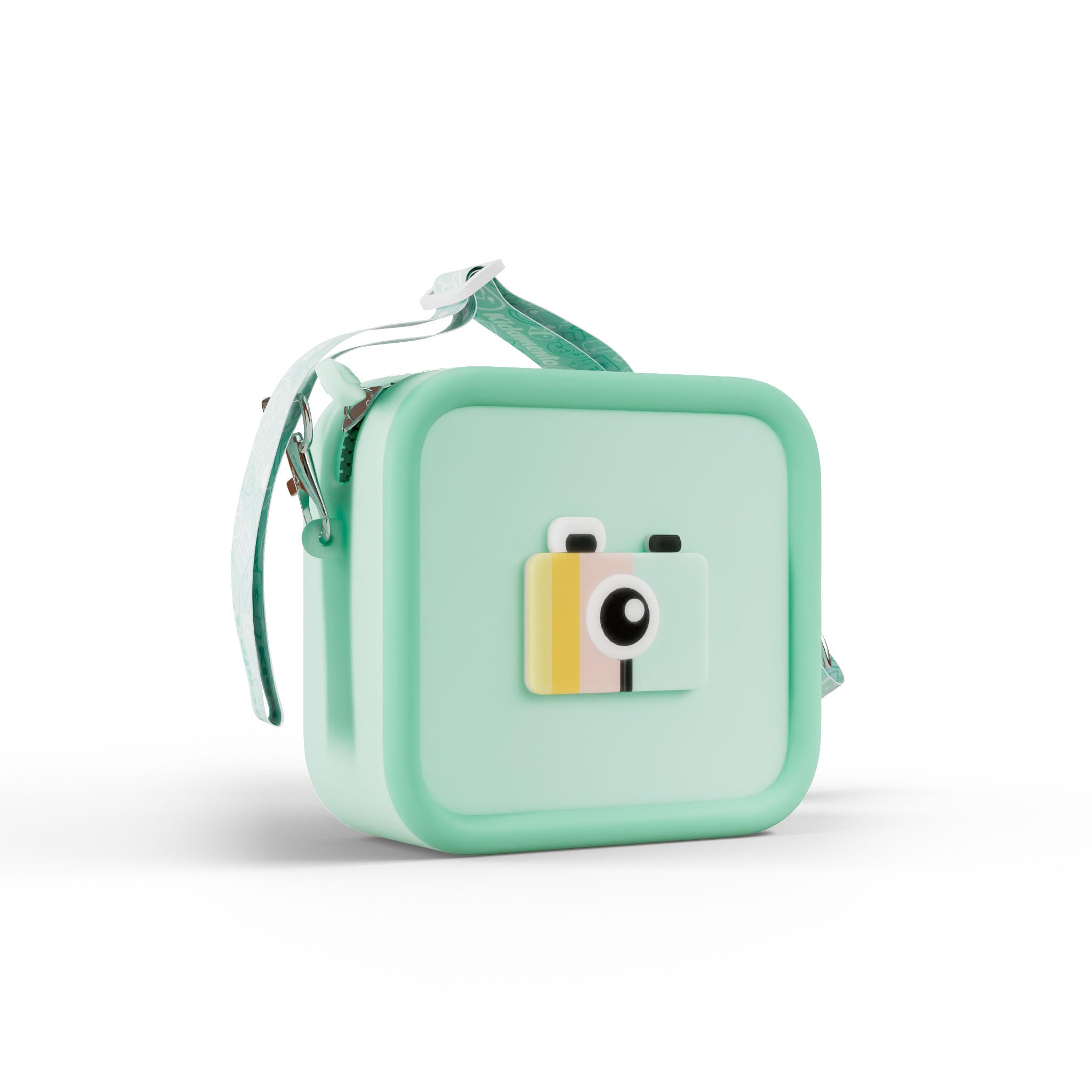 Kidamento K Meowie The Cat Digital Camera for Kids with Silicone Case - Green Children's Camera Bundle - Perfect for Birthday Gifts, Travel & Outdoor Adventures
