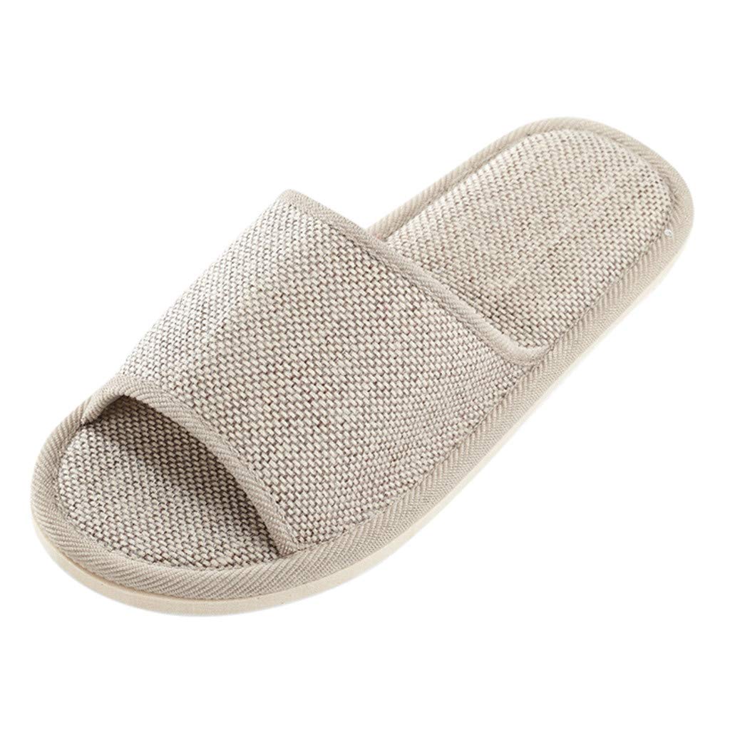 Women's Soft Open Toe Cotton Slippers - Cozy Indoor House Shoes for Women | Slip-On Comfortable Spa Slippers | Perfect for Home, Relaxation & Lounging