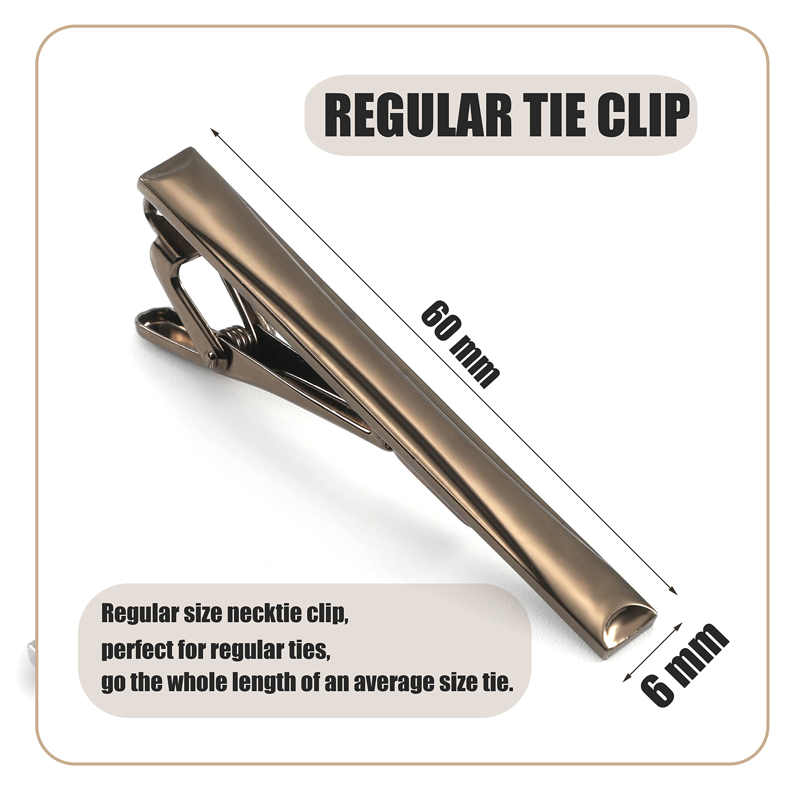 Stylish Men's Tie Clips Set - 3 Pack | Premium Tie Bars & Tie Pins for Formal Wear | Perfect for Weddings, Business Meetings & Office Attire