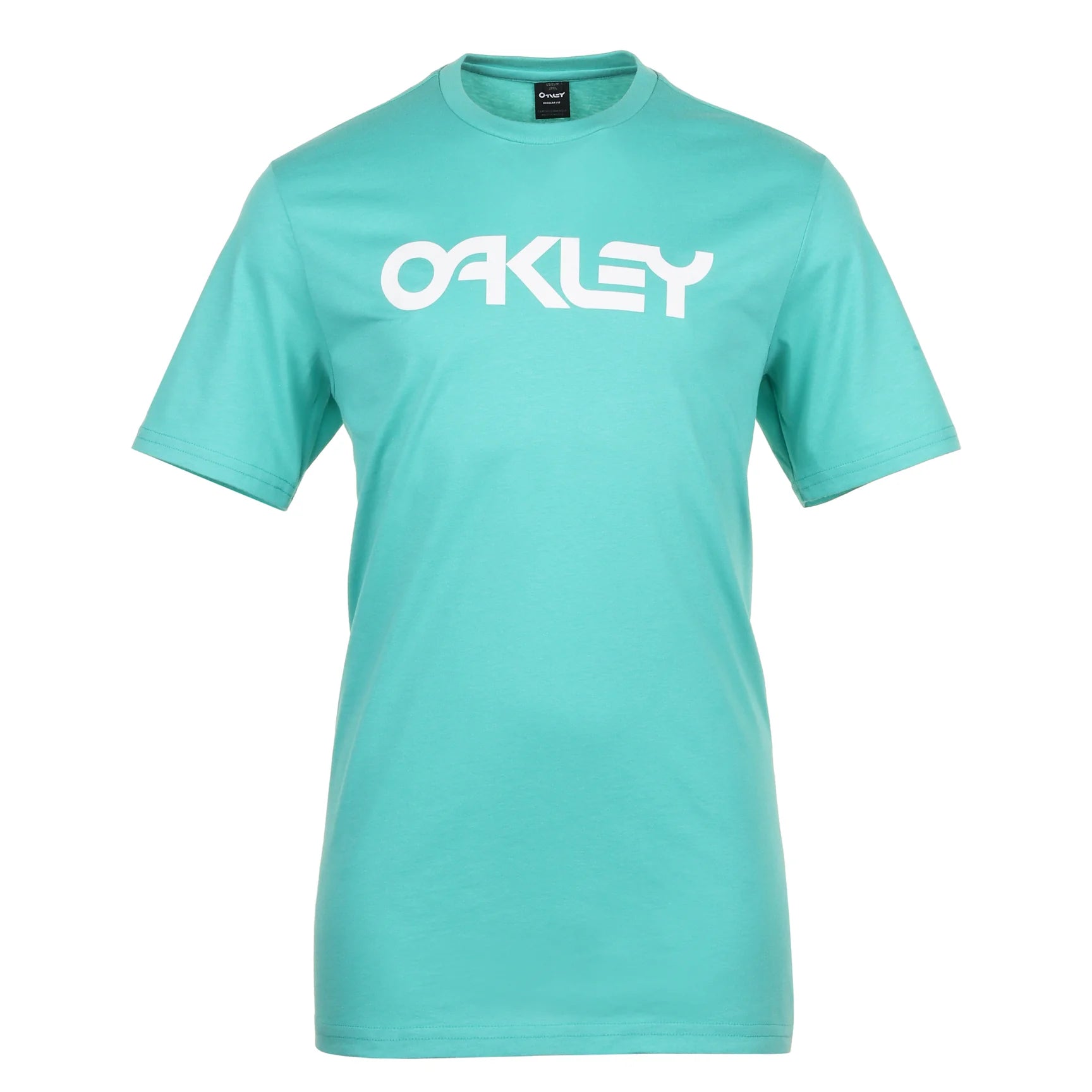 Oakley Men's Mark II Tee 2.0 Short Sleeve T-Shirt - Athletic Fit, Moisture-Wicking, Teal Blue - Perfect for Gym, Running & Casual Wear