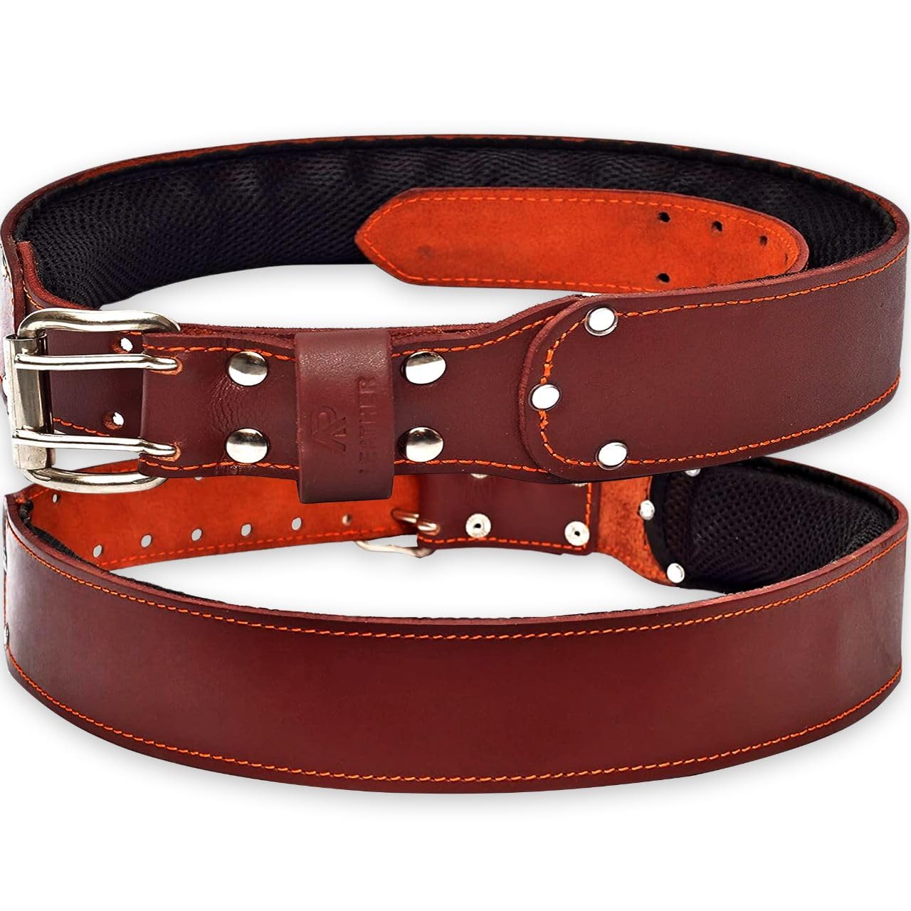 Premium Pro-501 Oil Tanned Leather Tool Belt (4MM Thick) - Adjustable 30