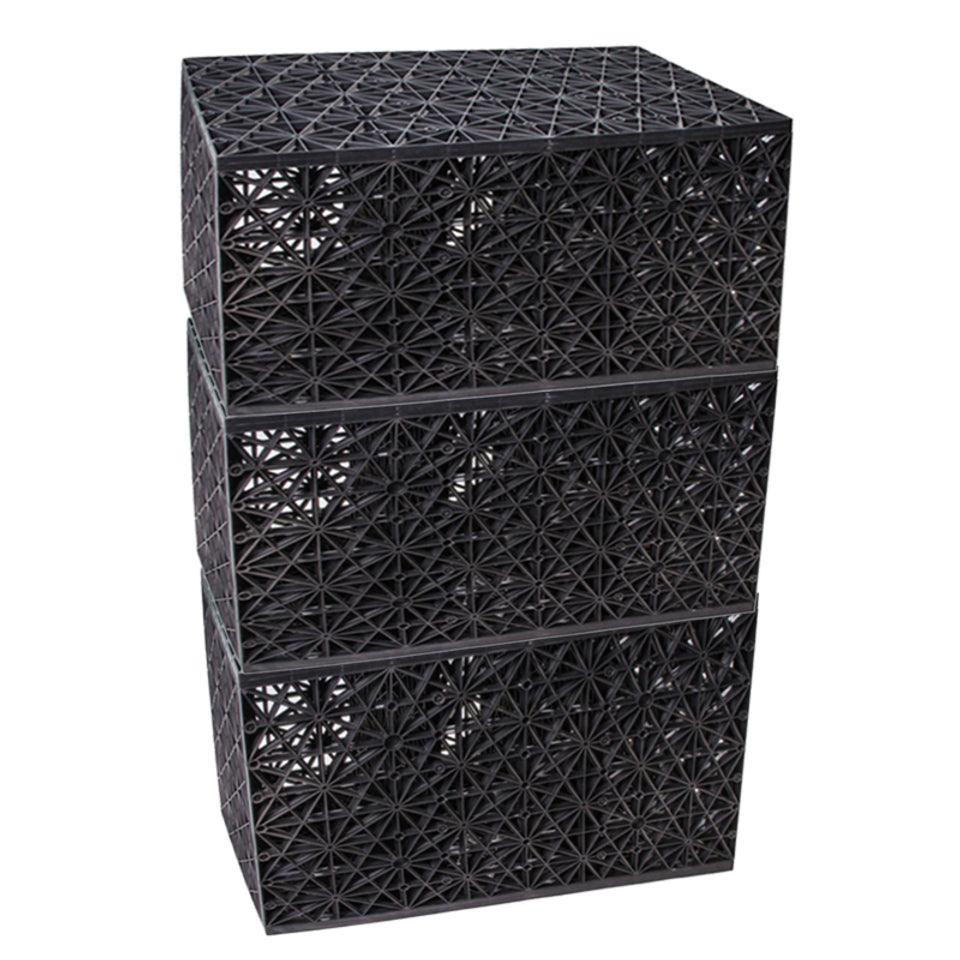 AquaBlox Triple Large Water Storage Blocks - Emergency Water Supply for Camping, Hiking & Disaster Preparedness