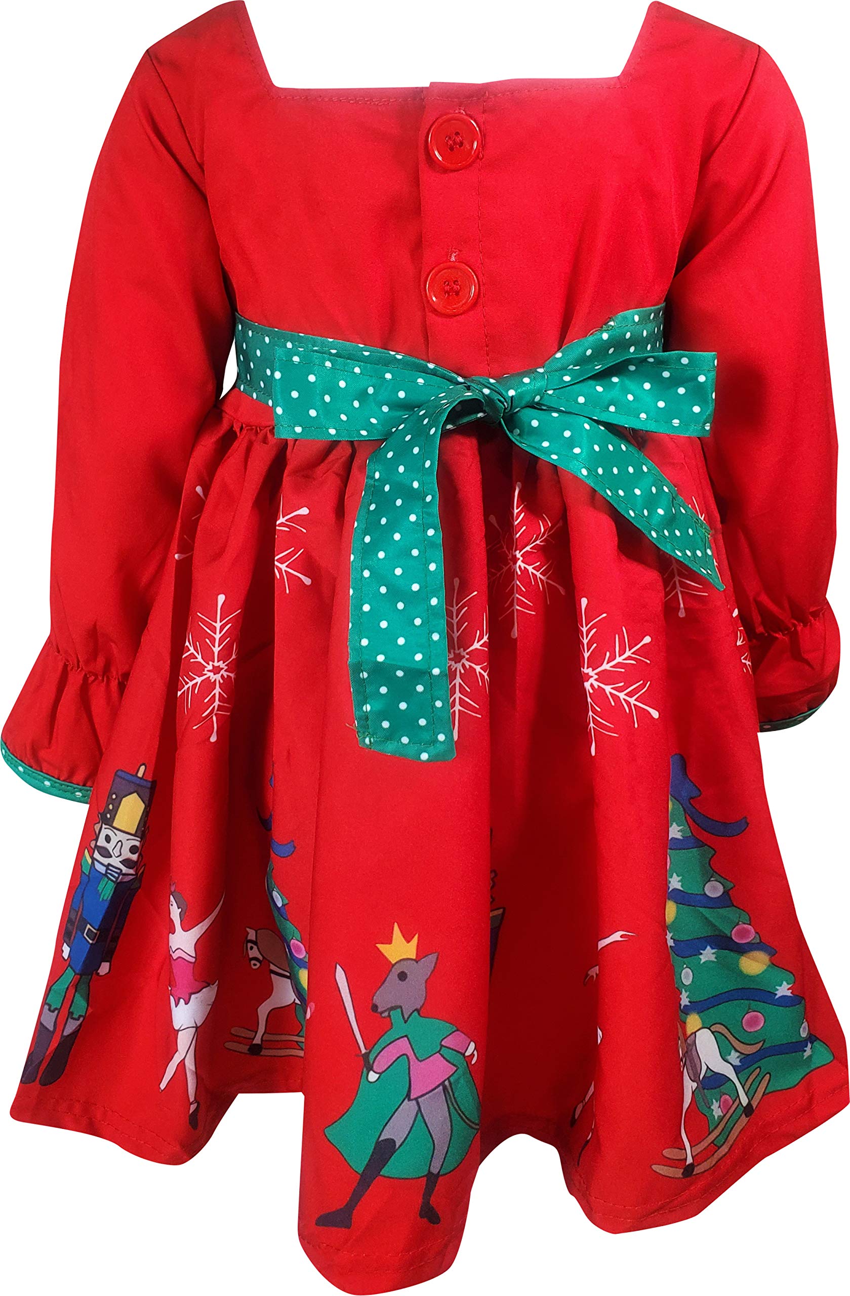 **Christmas Nutcracker Dress for Baby Girls - Ballet Soldier King Mouse Storybook Costume for Toddlers | Holiday Party, Photo Shoot & Themed Events**