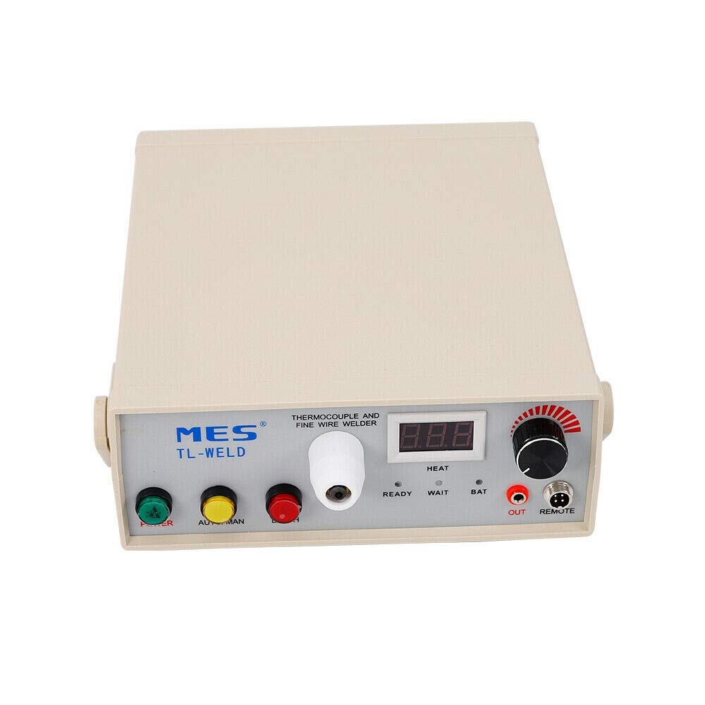 Professional TL-WELD Thermocouple Welding Machine 90-260V - Desktop Manual Pulse Spot Welder for Metal & Magnetic Materials - Perfect for Jewelry Making, Electronics Repair & Industrial Applications