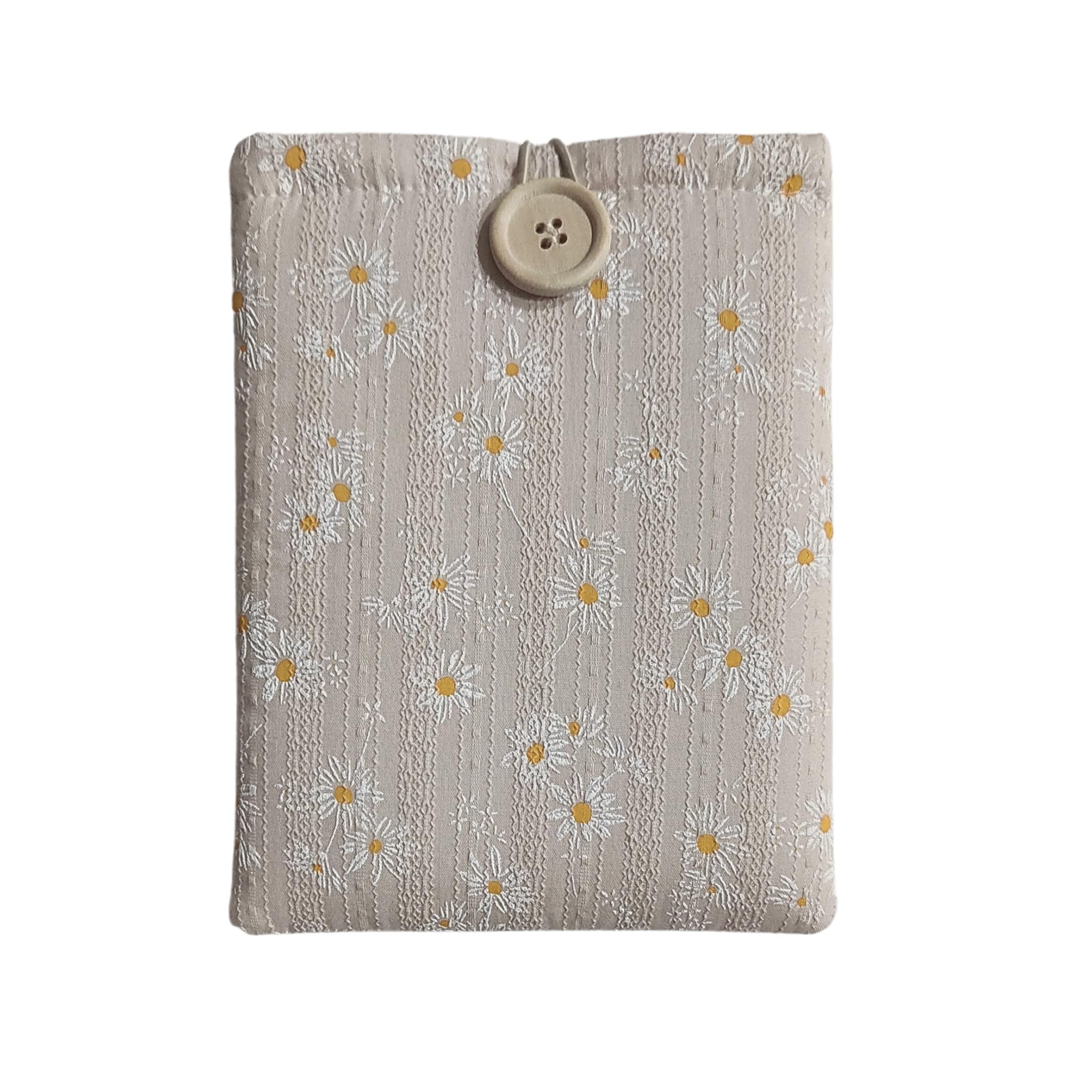 Floral Kindle Sleeve Case - Protective Padded Cotton Cover for Kindle Paperwhite (6'' & 6.8''), Basic, and Signature Edition - Perfect for Travel, Commuting, and Home Reading Protection