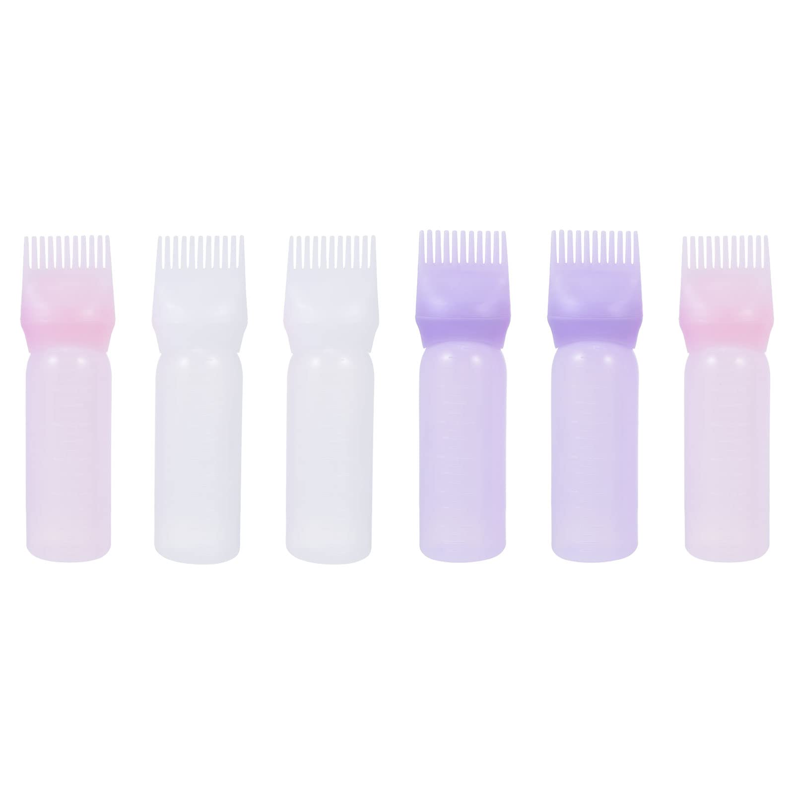 DOITOOL 6-Piece Hair Dye Brush Set with Applicator Bottles - Professional Hair Coloring Kit for Home Use, Includes Dye Shampoo & Oil - Perfect for DIY Hair Coloring, Salon-Style Results at Home, Touch-Ups & Root Coverage