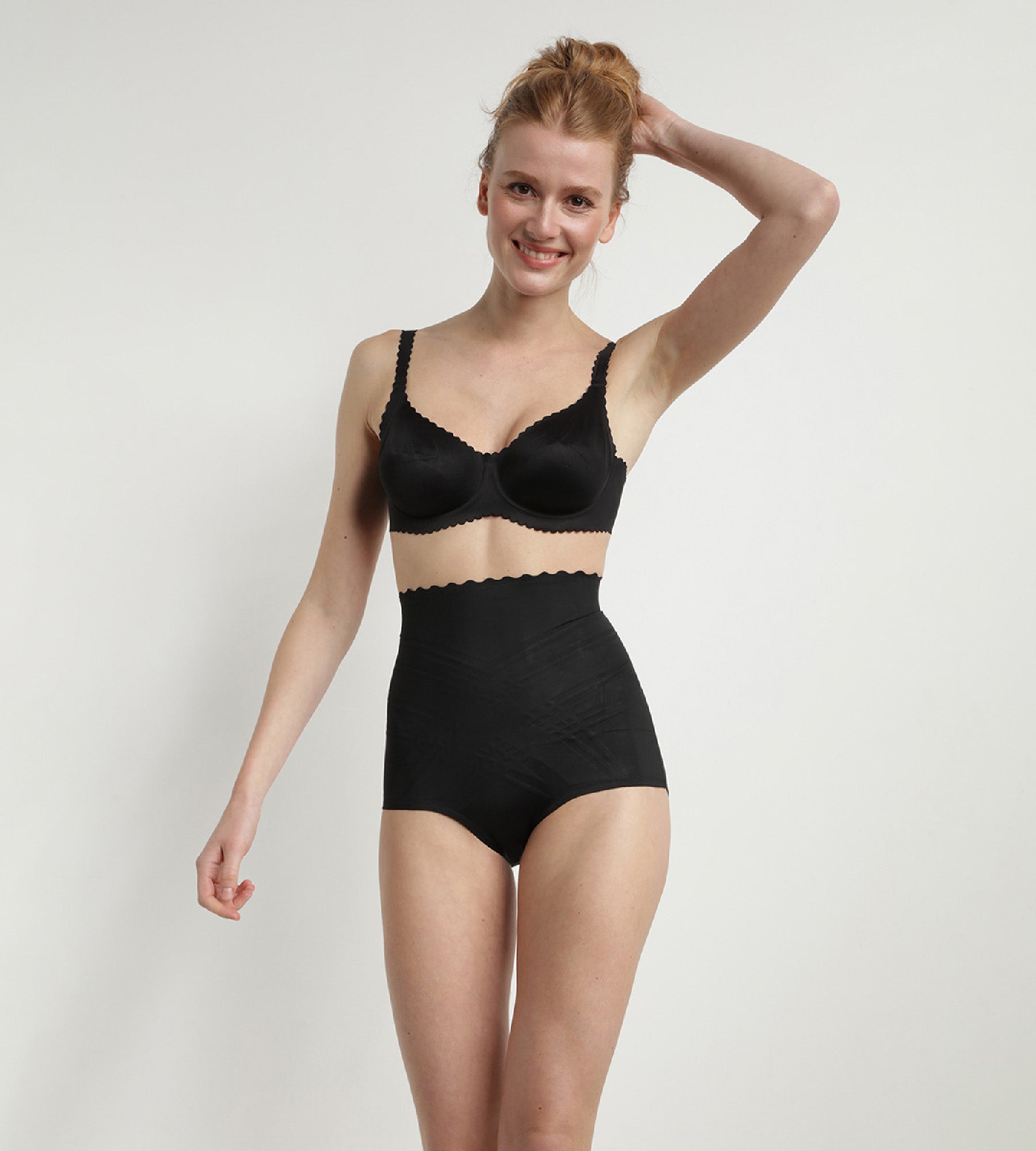 High Waist Sculpting 3-in-1 Black Shapewear Culottes - Slimming Butt Lift Underwear for Women | Perfect for Tummy Control, Workout & Everyday Wear