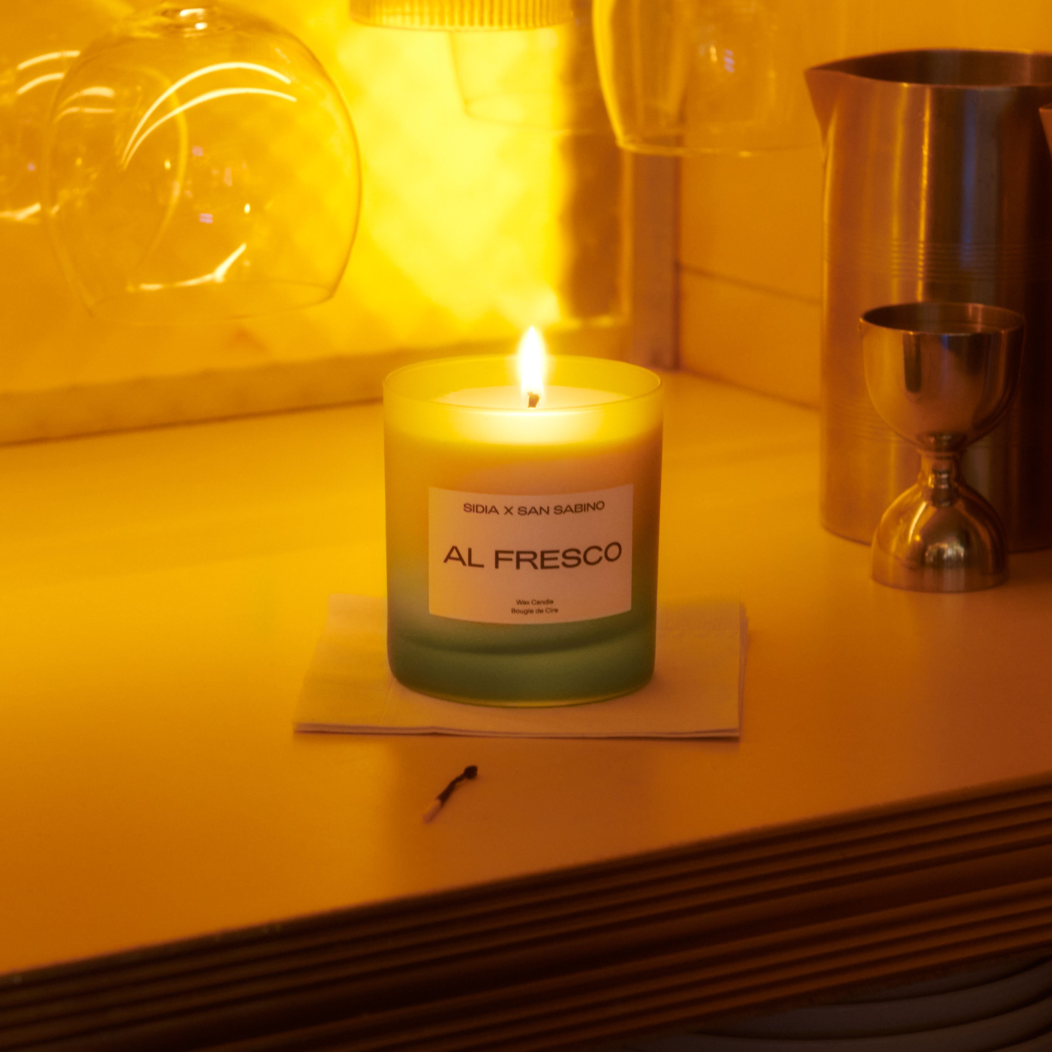 Al Fresco Scented Candle - Natural Soy Wax Aromatherapy Candles for Relaxation | Perfect for Outdoor Patio, Garden & Home Decor