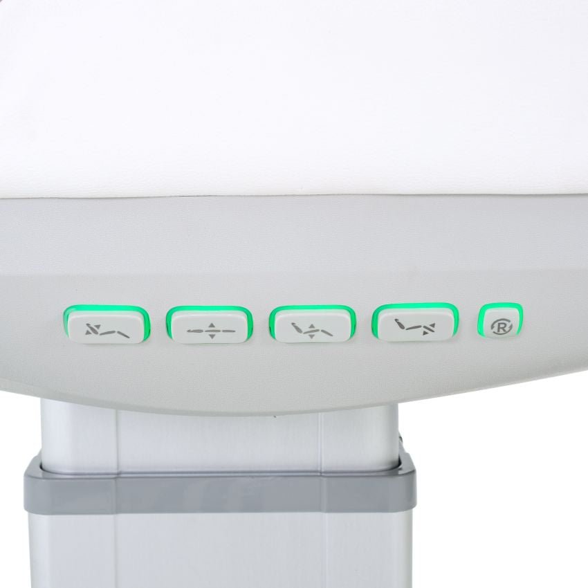 Premium Silverfox 4-Motor Electric Facial Chair & Spa Bed 2218BN - Professional Salon Facial Massage & Skin Care Treatment Equipment for Relaxation & Beauty Therapy