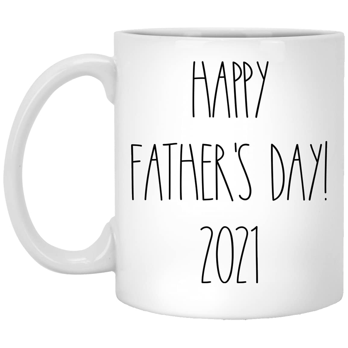 Best Dad Ever Coffee Mug - 11oz Funny Father's Day Gift for Dad, Christmas, Birthday - Personalized Ceramic Cup for Coffee, Tea - Perfect for Office, Home & Family Gatherings