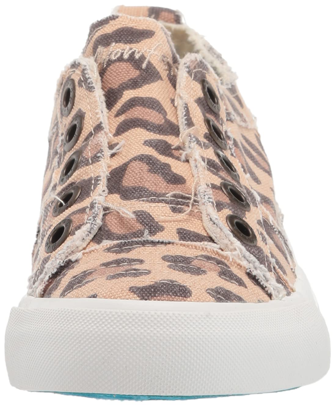 Blowfish ZS-0061-518 Women's Slip-On Sneakers - Comfortable Laceless Casual Shoes with Jumbo Kitty Design - US Size 6.5 - Perfect for Everyday Wear, Running Errands & Casual Outings