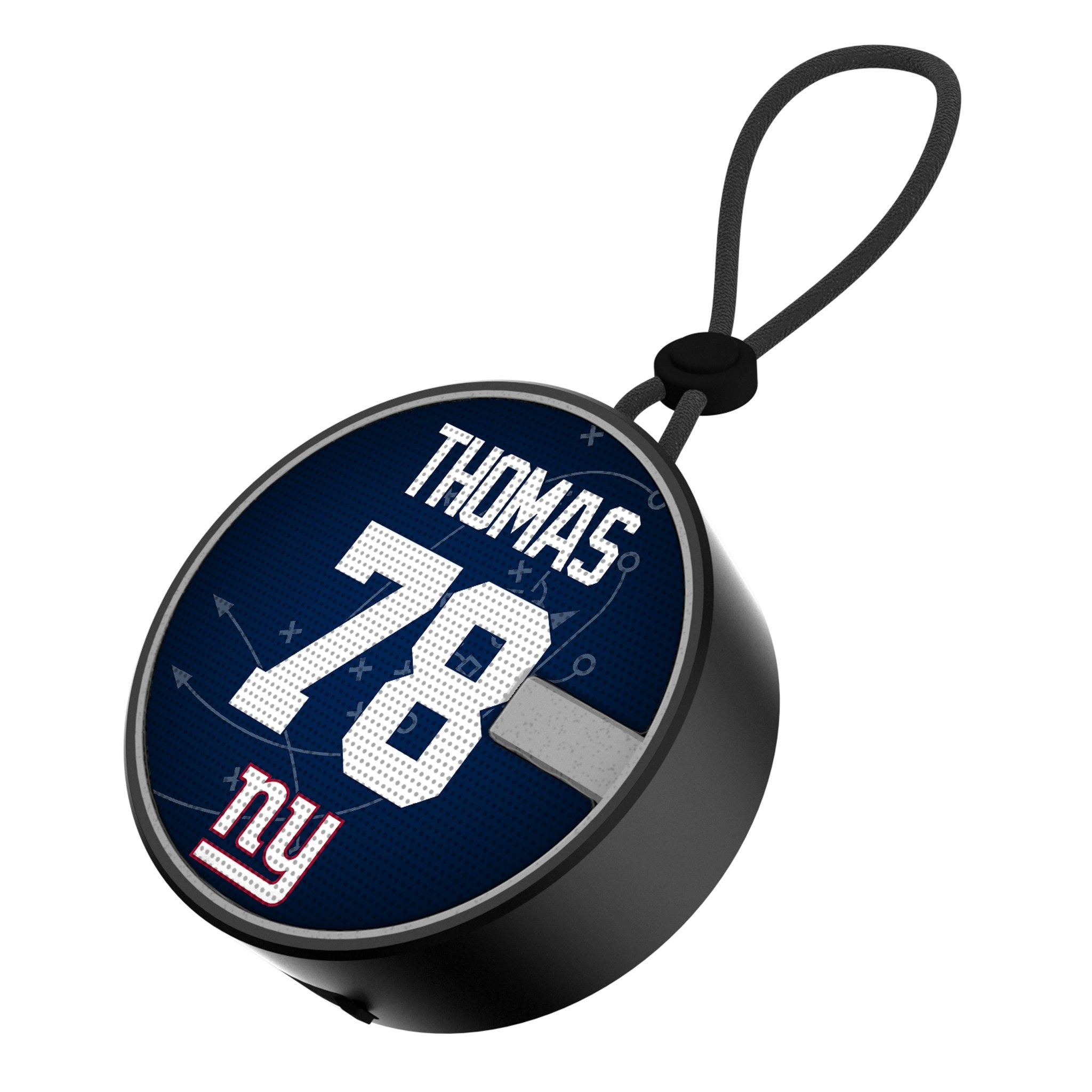 Andrew Thomas New York Giants 78 Waterproof Bluetooth Speaker - Portable Wireless Speaker for Outdoor, Pool, Beach & Tailgating Parties