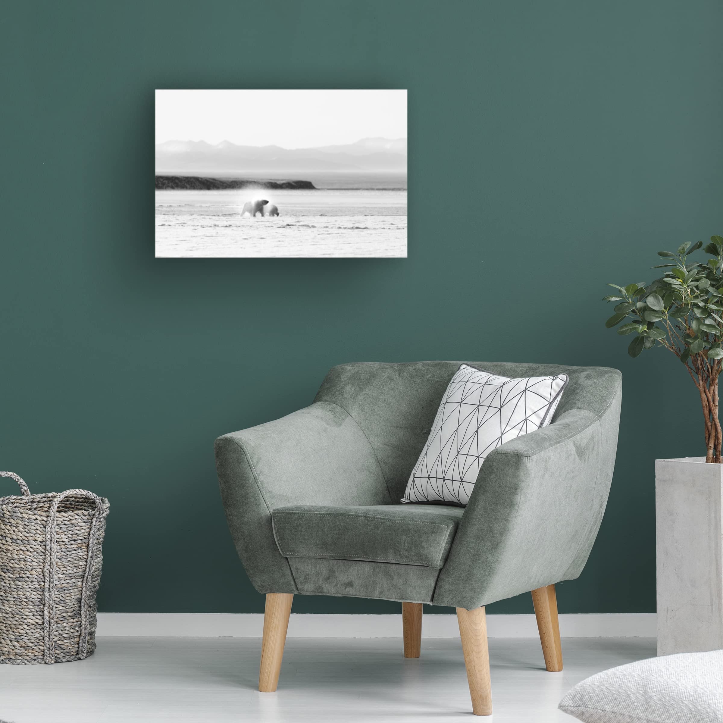 Trademark Fine Art 'Shake' Canvas Wall Art by Eiji Itoyama - Modern Abstract Painting for Living Room, Bedroom & Office Decor