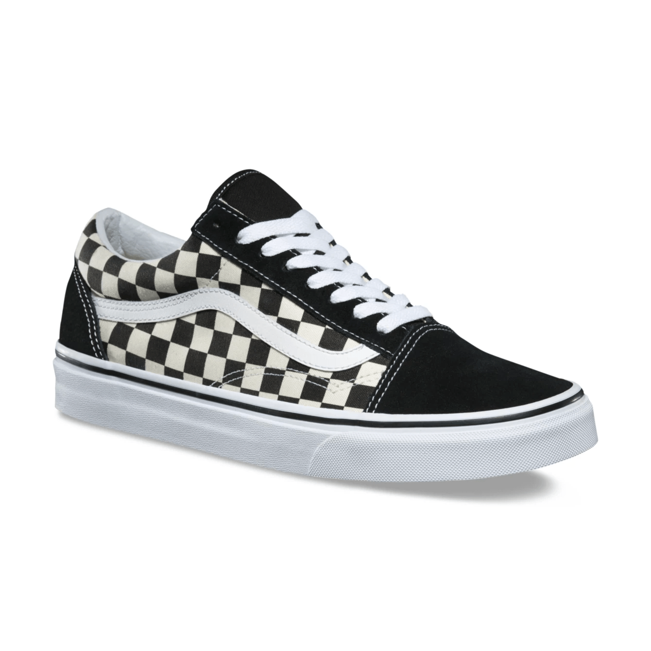 Vans Checkerboard Old Skool Unisex Skate Shoes - Classic Black & White Sneakers for Men & Women | Perfect for Skateboarding, Streetwear & Casual Outfits