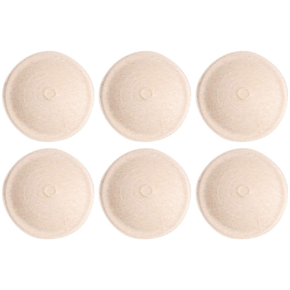 Healifty 6-Pack Reusable Cotton Breast Pads for Nursing Mothers - Soft, Absorbent & Leak-Proof Nursing Pads for Breastfeeding Comfort and Spill Prevention | Perfect for Daily Use, Work & Travel