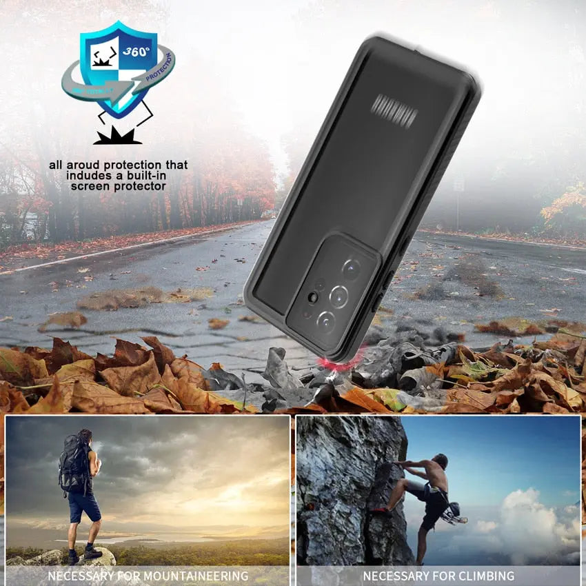 Waterproof Case for Samsung Galaxy S10/S10 Plus/S10E - IP68 Certified Phone Cover for Swimming, Beach & Outdoor Activities