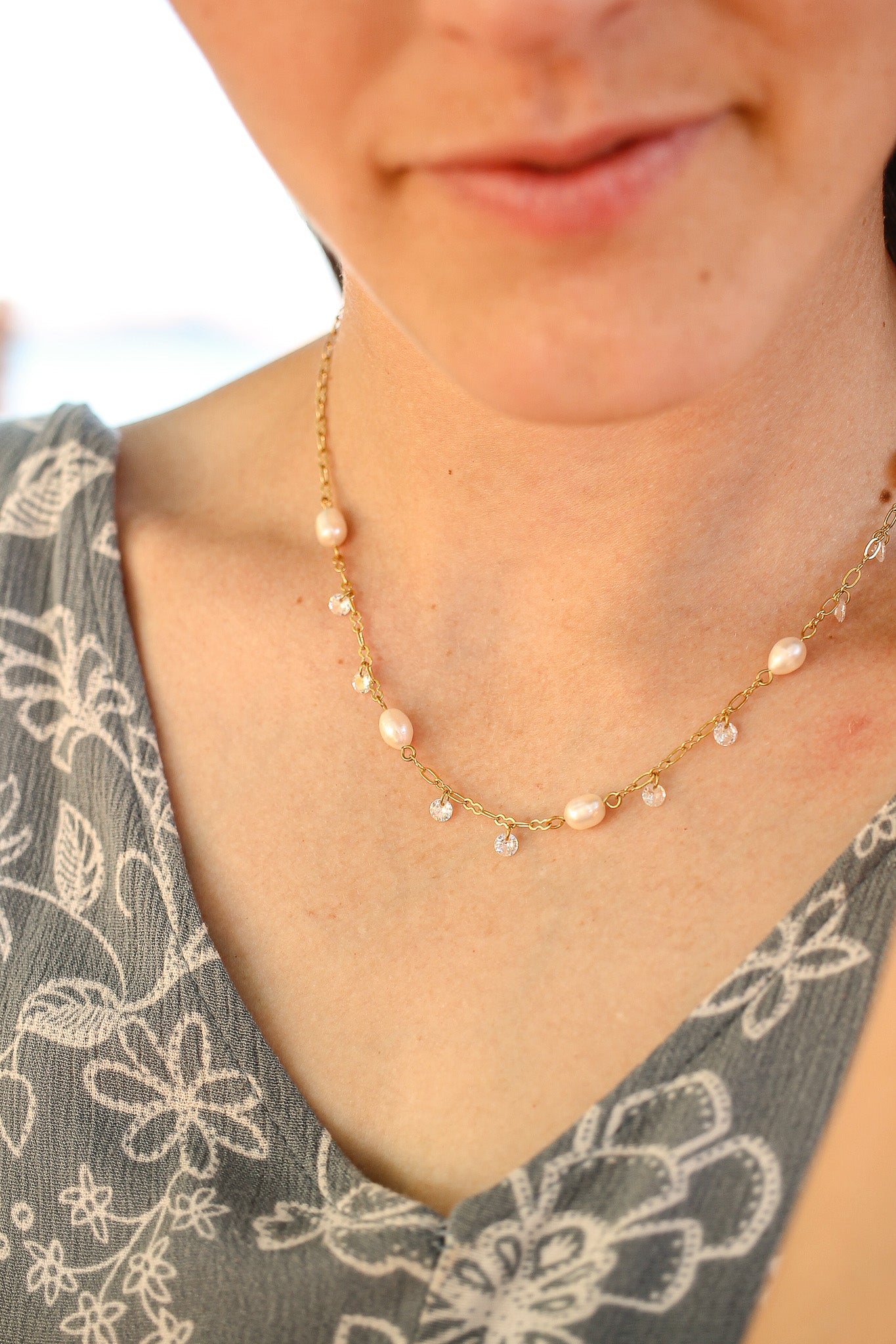 Andrielle Gold Necklace for Women - Elegant Layering Pendant Jewelry for Everyday Wear & Special Occasions