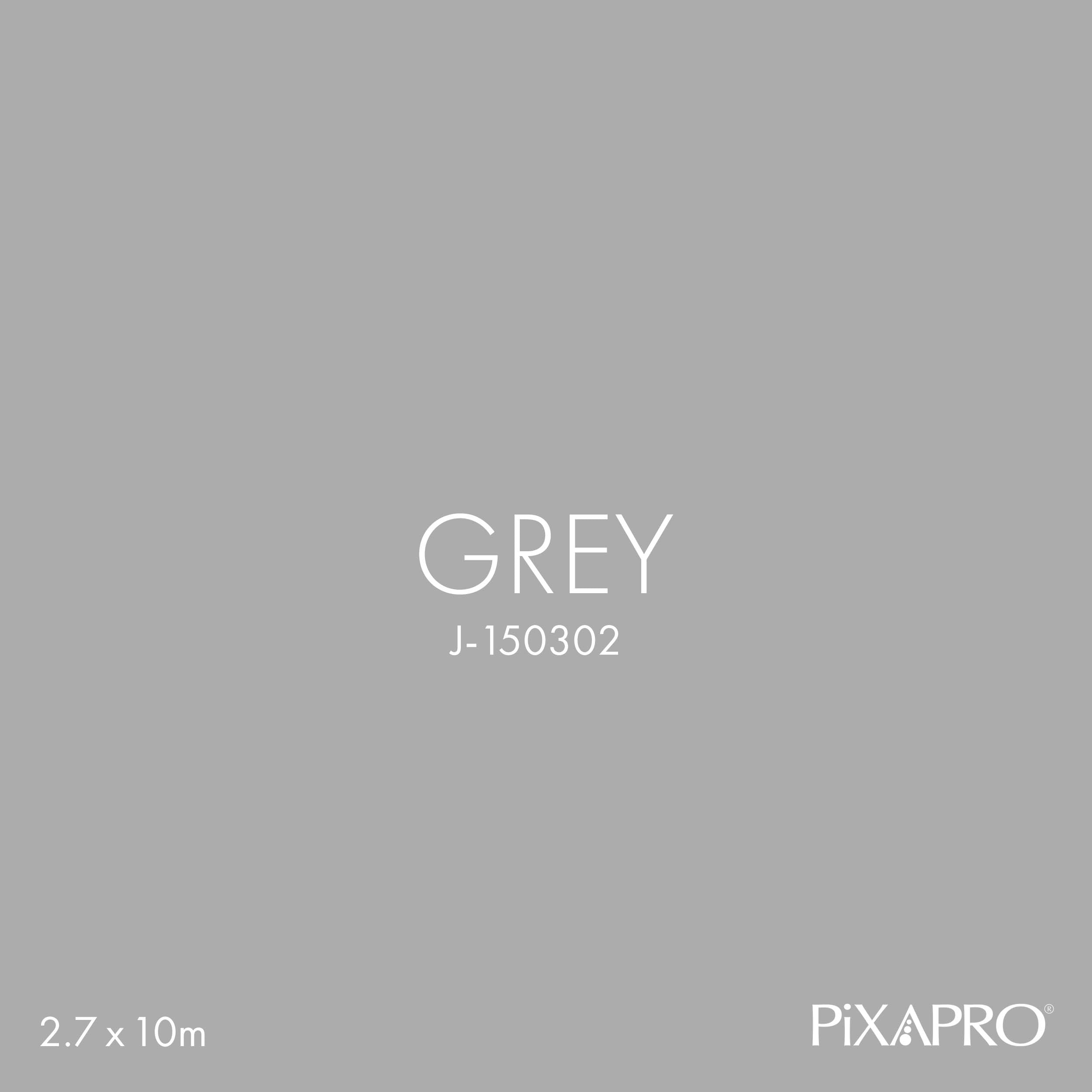 2.7x10m Grey Seamless Paper Background Rolls for Photography Studio, Product Shooting, and Video Backdrop - High-Quality Photo Backdrop Paper