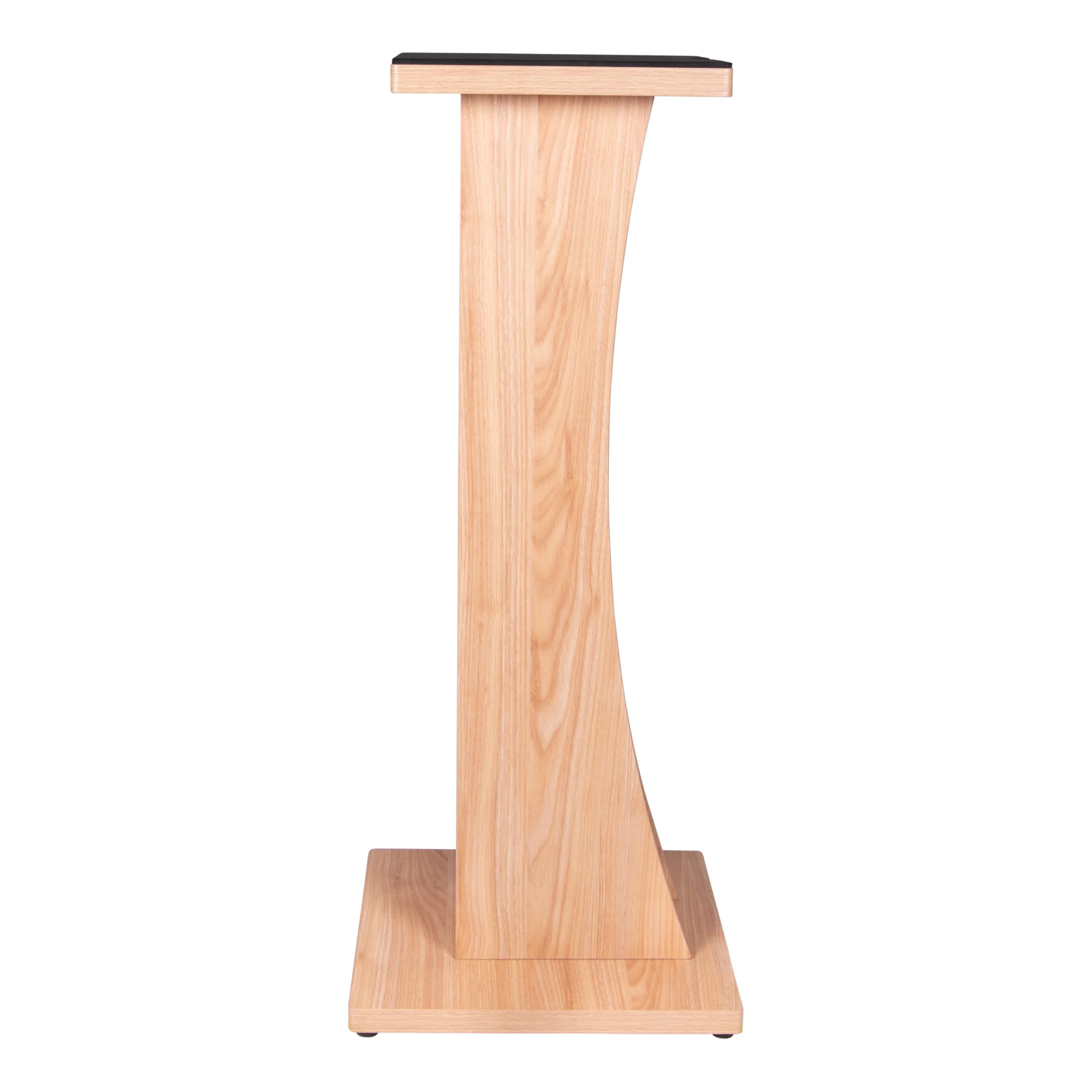 Gator Frameworks Elite Series Studio Monitor Stand - Floor Standing, Natural Maple Matte Finish for Home & Professional Recording Studios