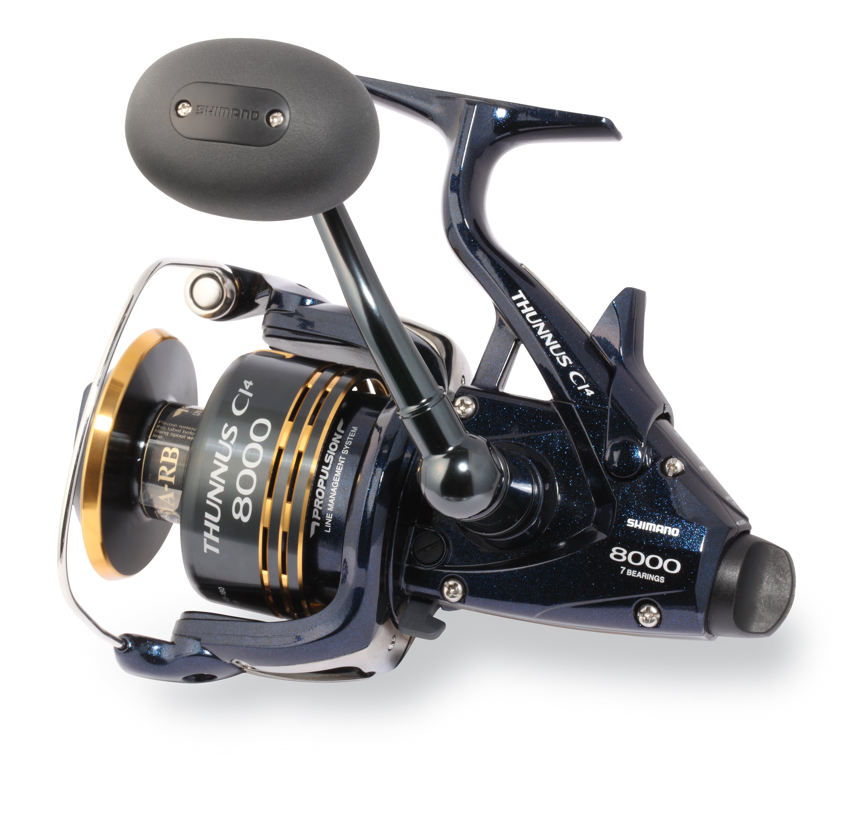 Shimano Thunnus CI4 Baitrunner Spinning Fishing Reel - Saltwater & Freshwater Fishing Gear for Surf, Pier, and Boat Angling