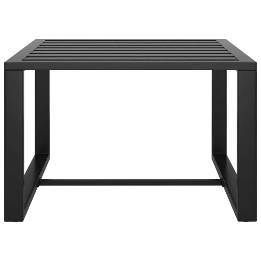 vidaXL 8-Piece Aluminum Patio Lounge Set with Cushions, Anthracite Outdoor Modular Furniture - Weather-Resistant, Comfortable Sectional Sofa for Garden, Poolside & Backyard Relaxation