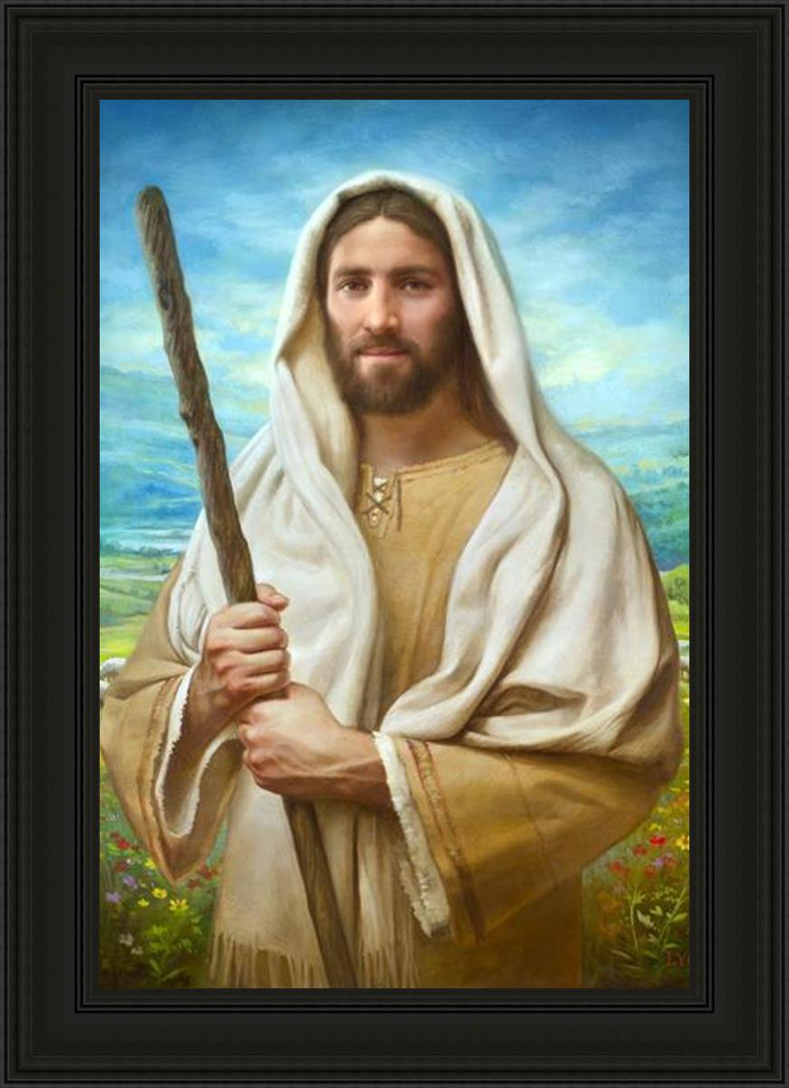 Feed My Sheep by Howard Lyon - Inspirational Christian Art Print for Home, Office & Church Decor - Perfect for Gifts & Spiritual Encouragement