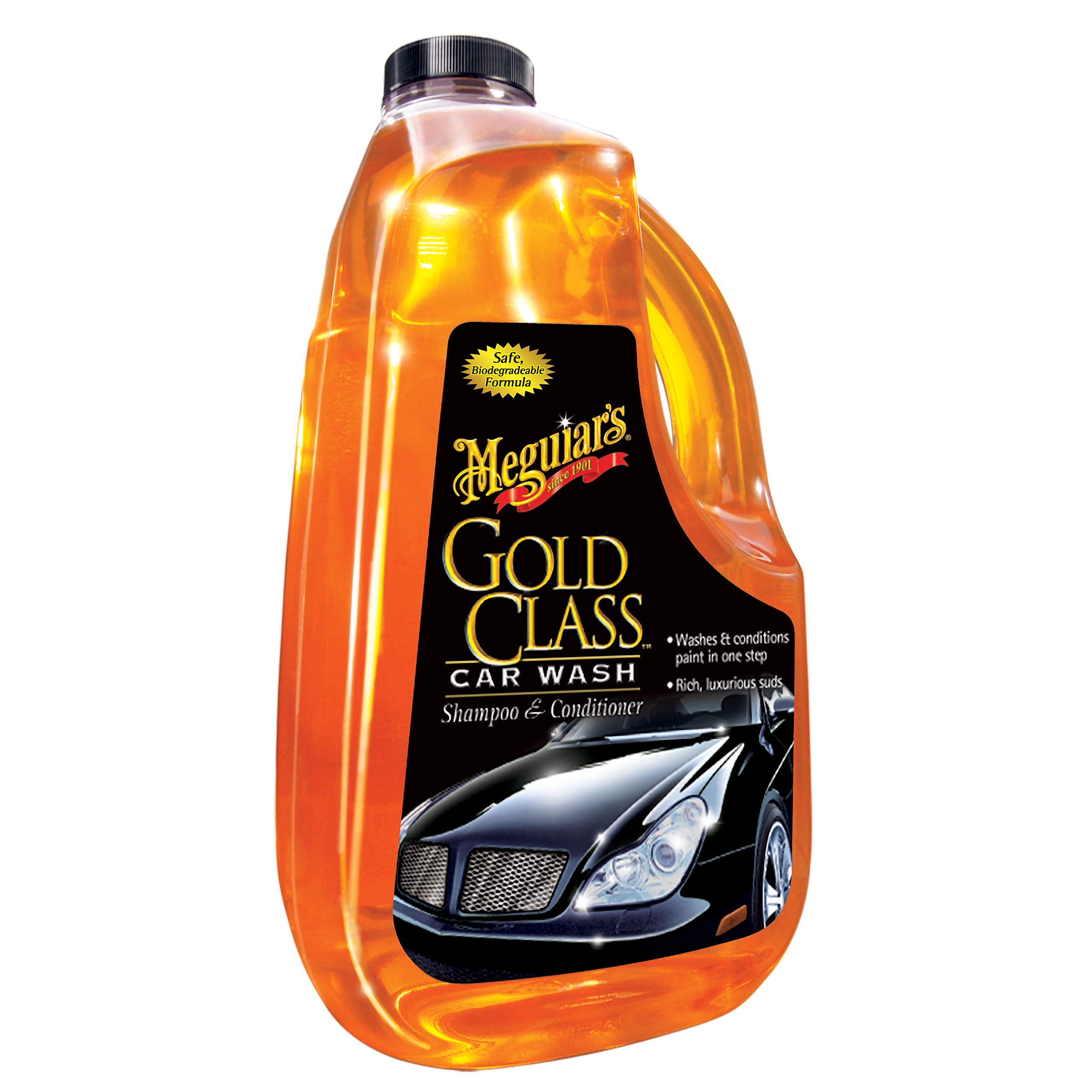 Meguiar's Gold Class Car Wash Soap - 64 Oz Premium Foaming Car Shampoo for Deep Cleaning & Shine | Perfect for Sedans, SUVs & Trucks