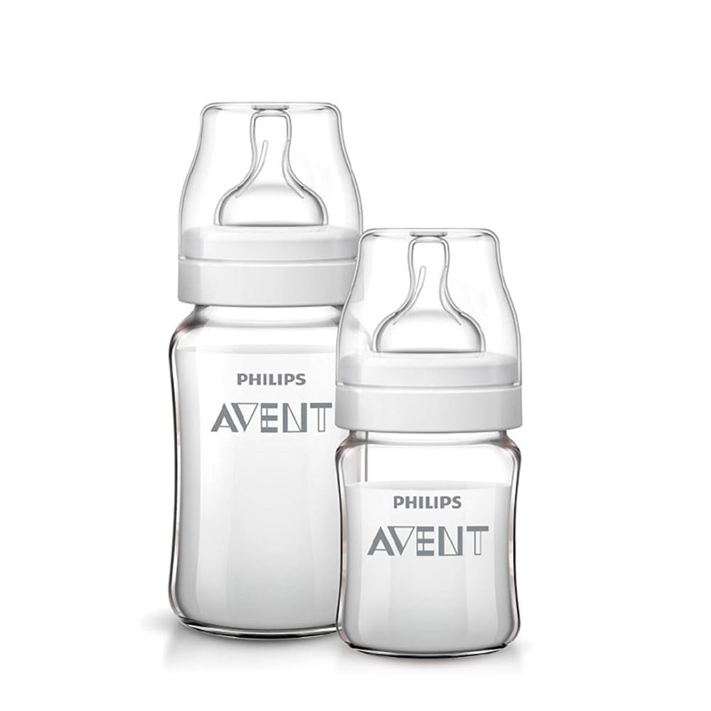 4 Pack Philips Avent Classic Feeding Bottle Caps & Lids - Compatible with Glass & Plastic Baby Bottles - Perfect for Travel, Daycare & On-the-Go Feeding