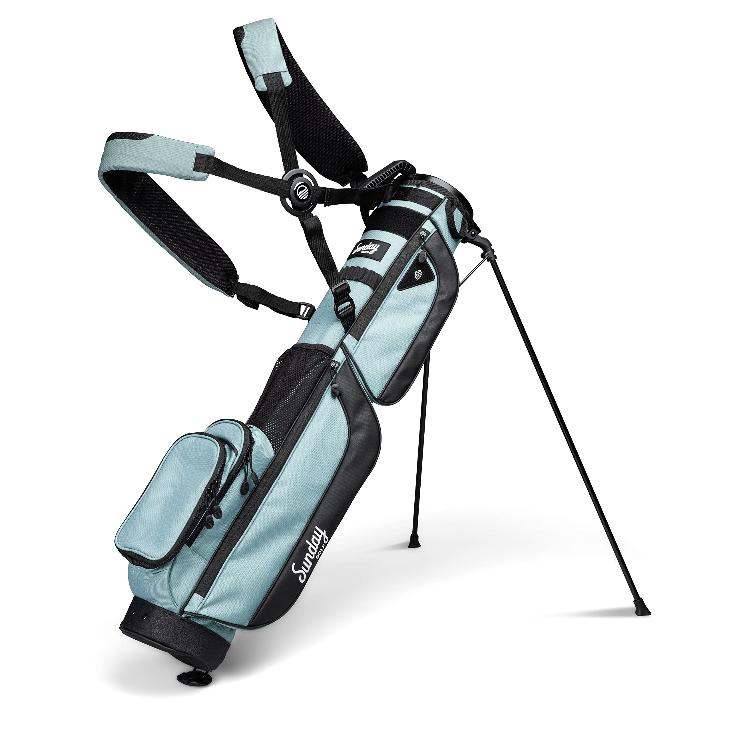 Sunday Golf Loma XL Bag - Ultra Lightweight 3.4lbs Golf Stand Bag with Adjustable Strap - Perfect for Driving Range, Par 3 & Executive Courses - Easy Carry Pitch & Putt Golf Bag for Casual Play & Practice Sessions