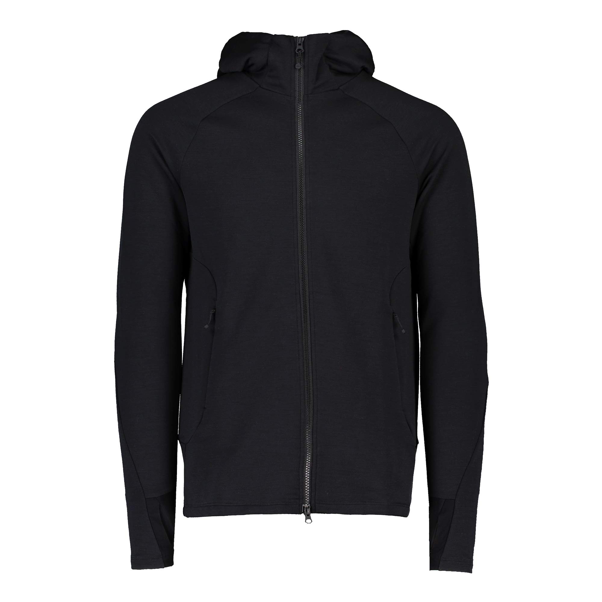 POC Men's Merino Wool Zip Hoodie - Lightweight Warm Fleece Lined Pullover for Outdoor Hiking, Camping & Winter Activities