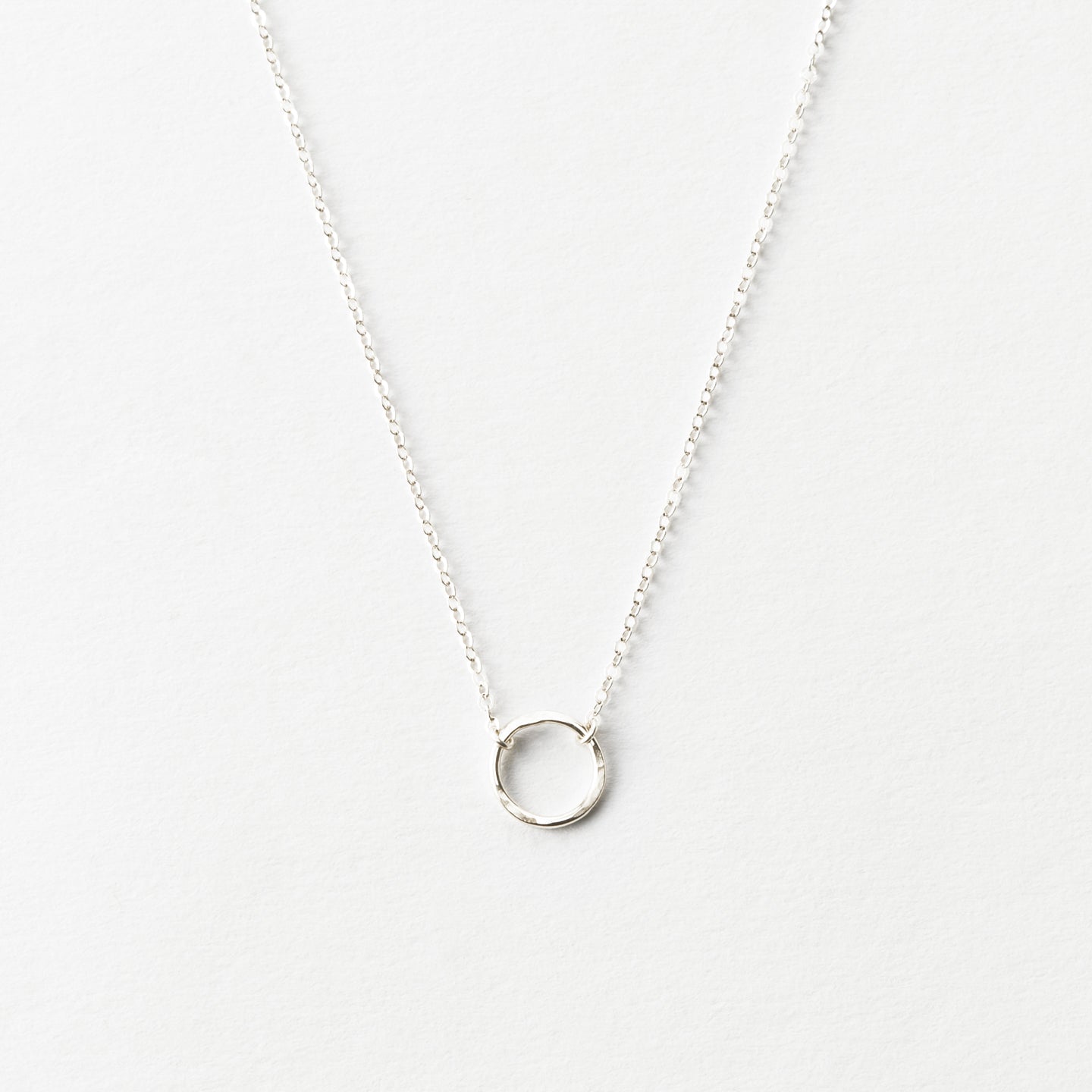 Mona Tiny Open Circle Necklace - Minimalist Dainty Gold Pendant for Women - Perfect for Everyday Wear, Layering & Gifts
