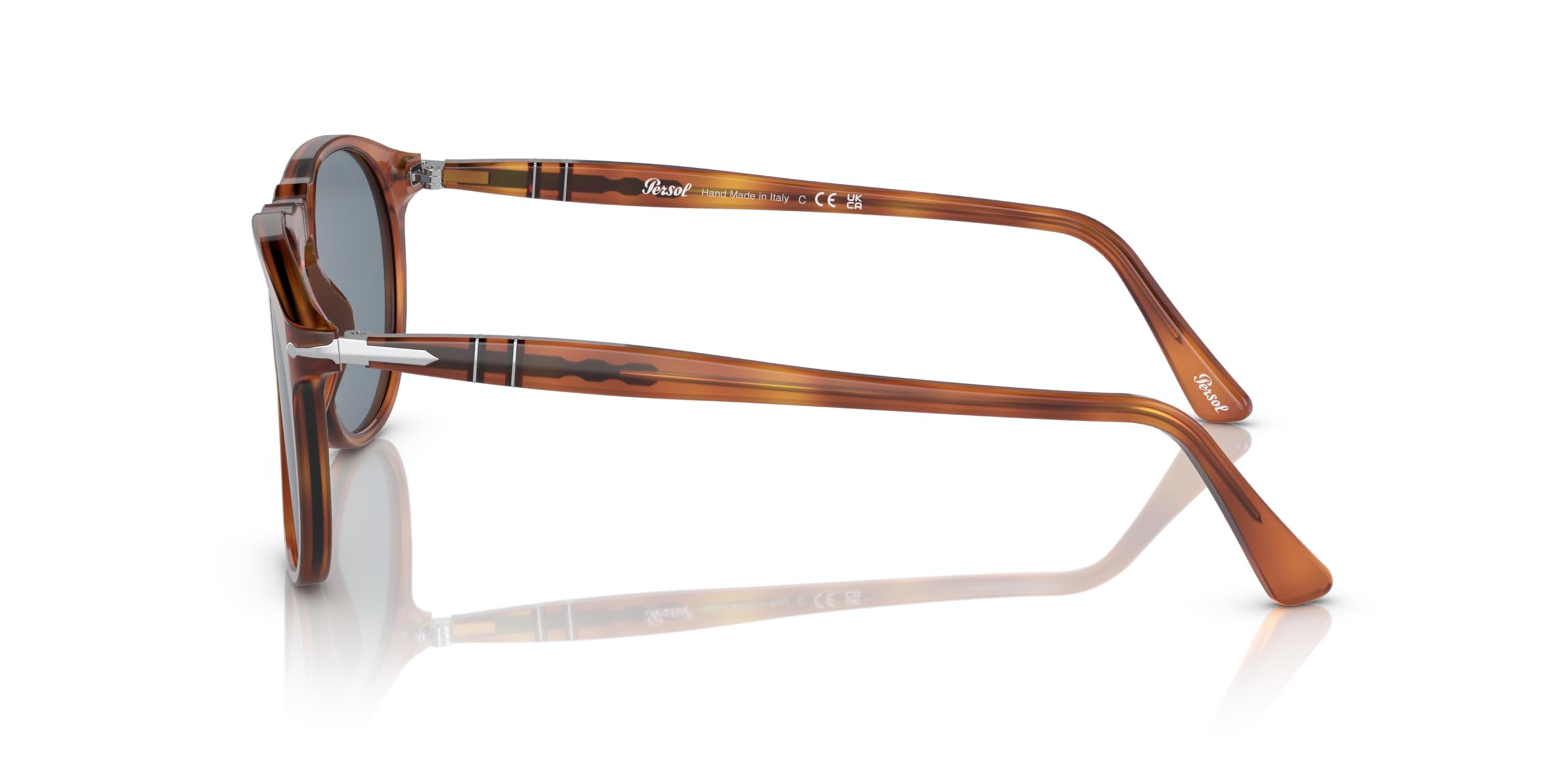 Persol PO9649S Aviator Sunglasses for Men & Women - Classic Polarized Pilot Shades for Driving, Travel & Outdoor Activities