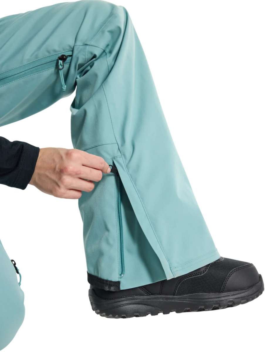 Burton Women's Gloria 2 Layer Stretch Snowboard Pants 2024 - Waterproof & Breathable Ski Pants for Winter Sports & Outdoor Activities