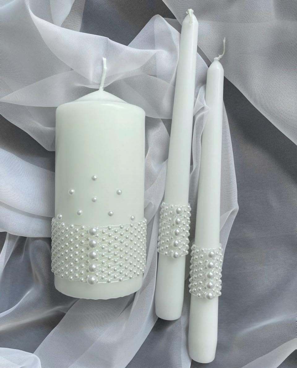 Unity Candle Set for Wedding Ceremony - 6