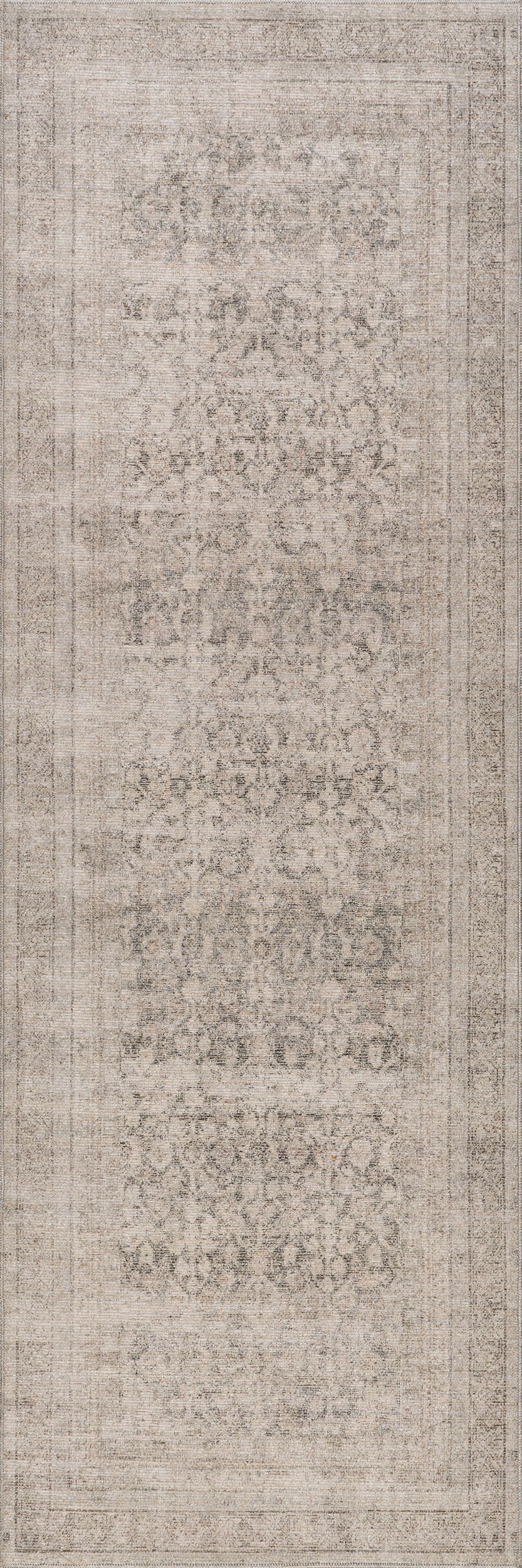 Basking Ridge Antiqued Jute Blend Rug - Grey | Handwoven Natural Fiber Area Rug for Living Room, Bedroom & Boho Decor