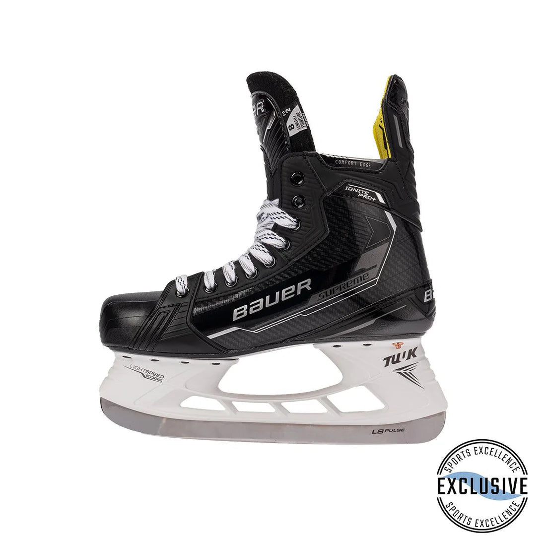 Bauer Supreme Ignite Pro+ Senior Hockey Skates - High-Performance Ice Skates for Men - Perfect for Competitive Play & Training