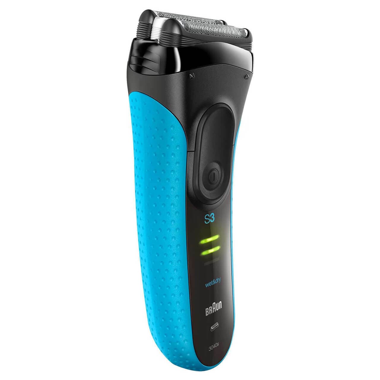 Braun Series 3 ProSkin 3040s Electric Shaver for Men - Wet & Dry Cordless Razor with Precision Trimmer - Perfect for Travel, Home & Gym Use