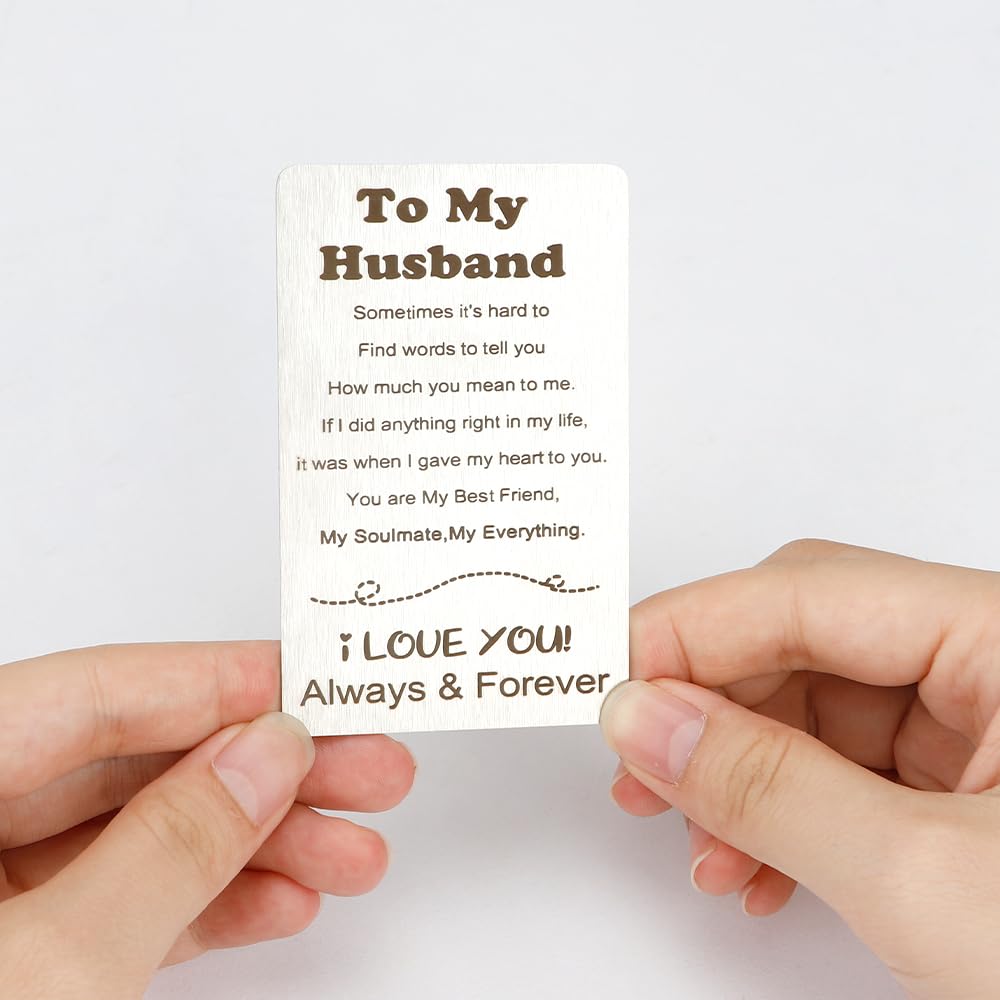 Romantic Valentine's Day & Anniversary Cards for Husband - Thoughtful Gifts from Wife | Wedding, Birthday & Special Occasion Greeting Cards for Him | Perfect for Date Nights, Anniversaries & Surprise Love Notes