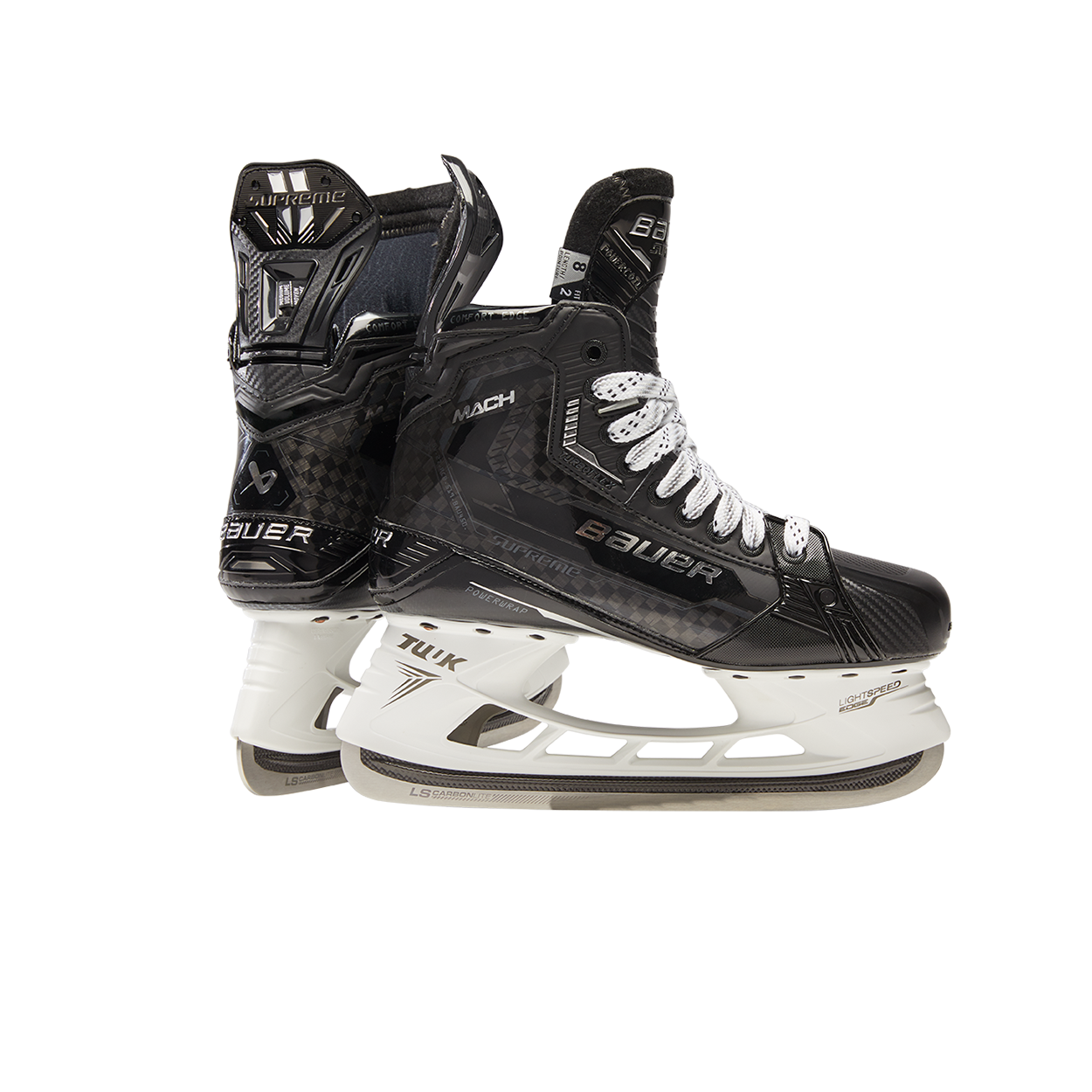MYBAUER SUPREME MACH SKATE - Premium Ice Hockey Skates for Men & Women - Professional Performance Hockey Skates for Speed & Agility - Perfect for Competitive Play & Training Sessions