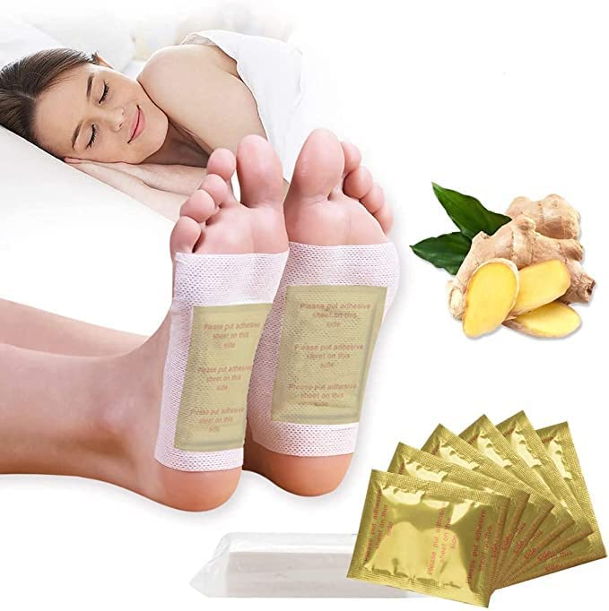 Acupressure Detox Foot Patches - Pain Free Foot Pads for Stress Relief & Better Sleep, Natural Body Cleansing & Toxin Removal Kit (10 Pads/Box) - Perfect for Nighttime Relaxation & Wellness Routine