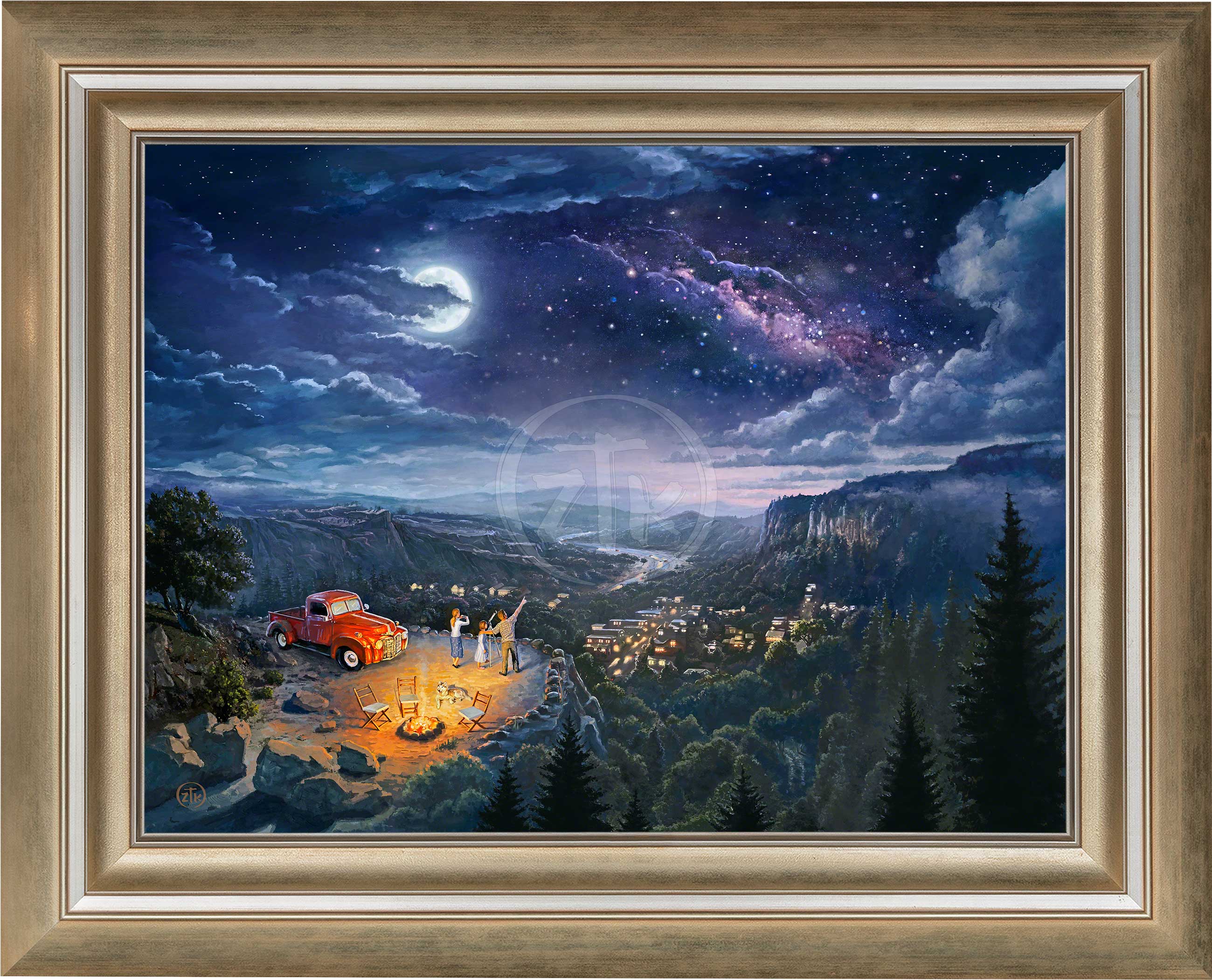 Beyond The Farthest Star Limited Edition Canvas Wall Art - Space Galaxy Decor for Living Room, Bedroom & Office - Premium Stretched Canvas Print for Home Decor