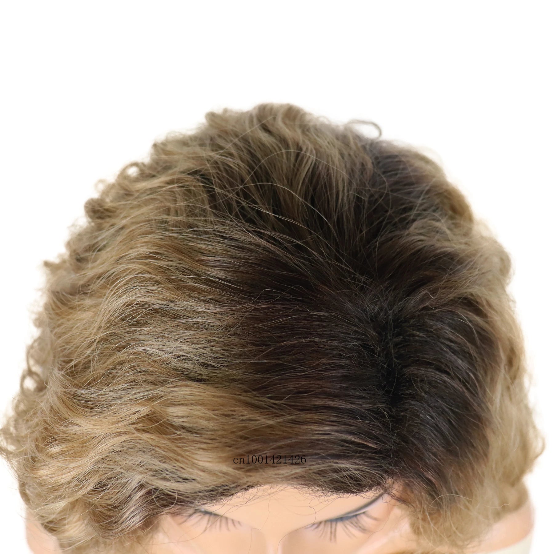 Black to Brown Ombre Synthetic Long Wig for Women - Fashionable Gradient Color Hairstyle | Perfect for Cosplay, Parties & Daily Wear