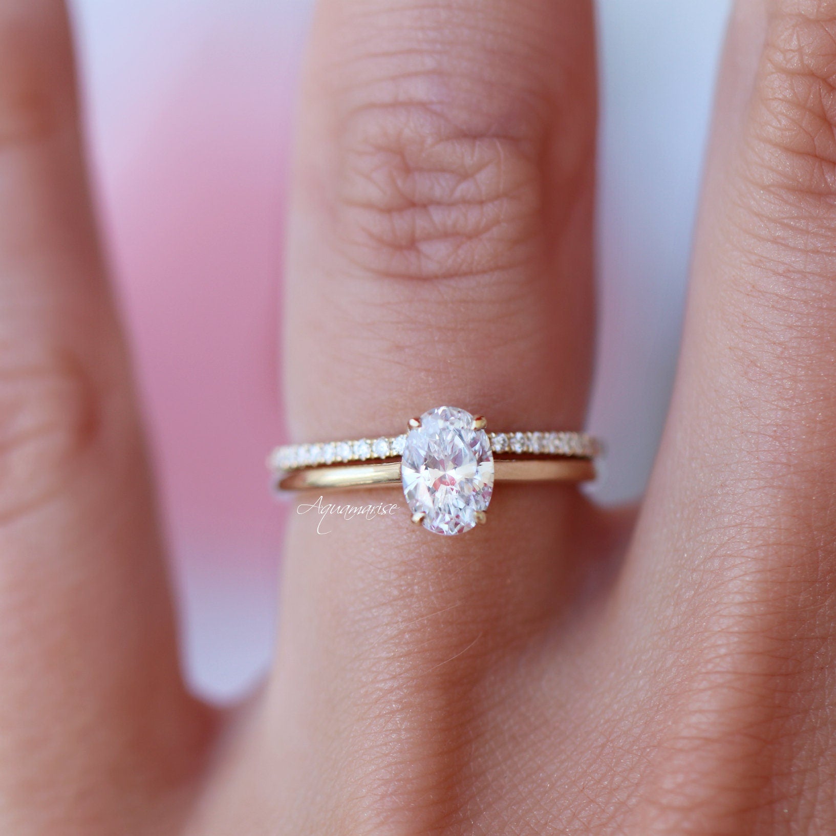 Lab Grown Diamond Engagement Ring 14K Solid Yellow Gold - IGI Certified for Women | Perfect Proposal, Wedding, Anniversary & Special Occasion Jewelry Gift